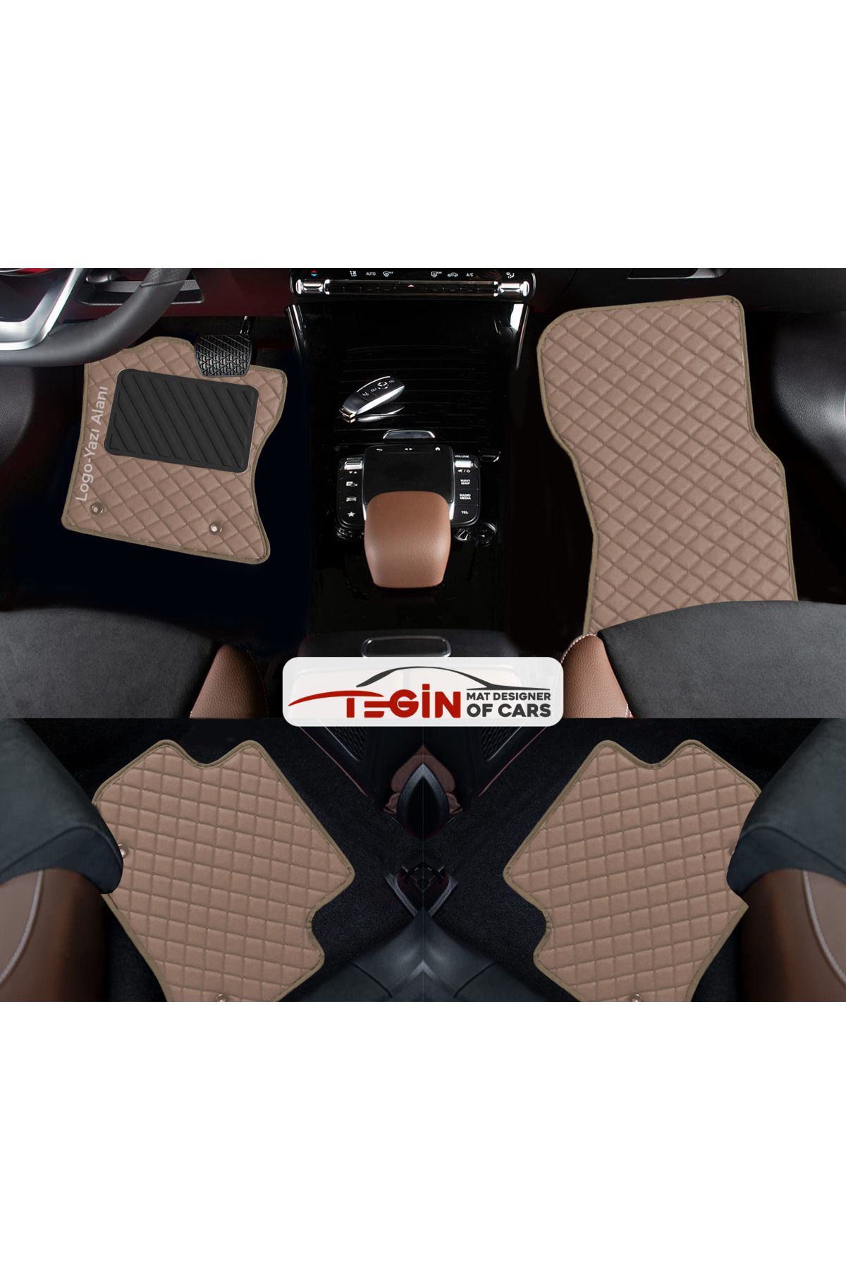 Skoda Octavia A5 2004-2012 Prime Bej Deri Bej Kenar Paspas Paspas