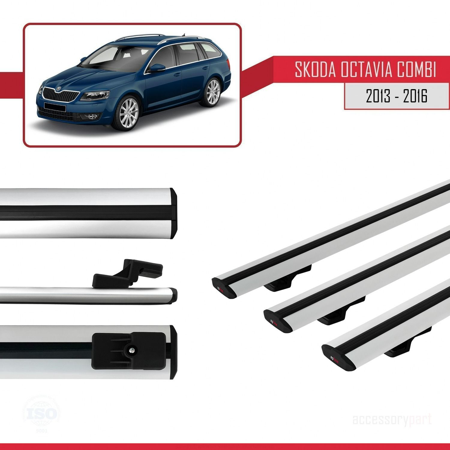 Skoda Octavia COMBI 2013-2016 Arası ile uyumlu Basic Model Ara At