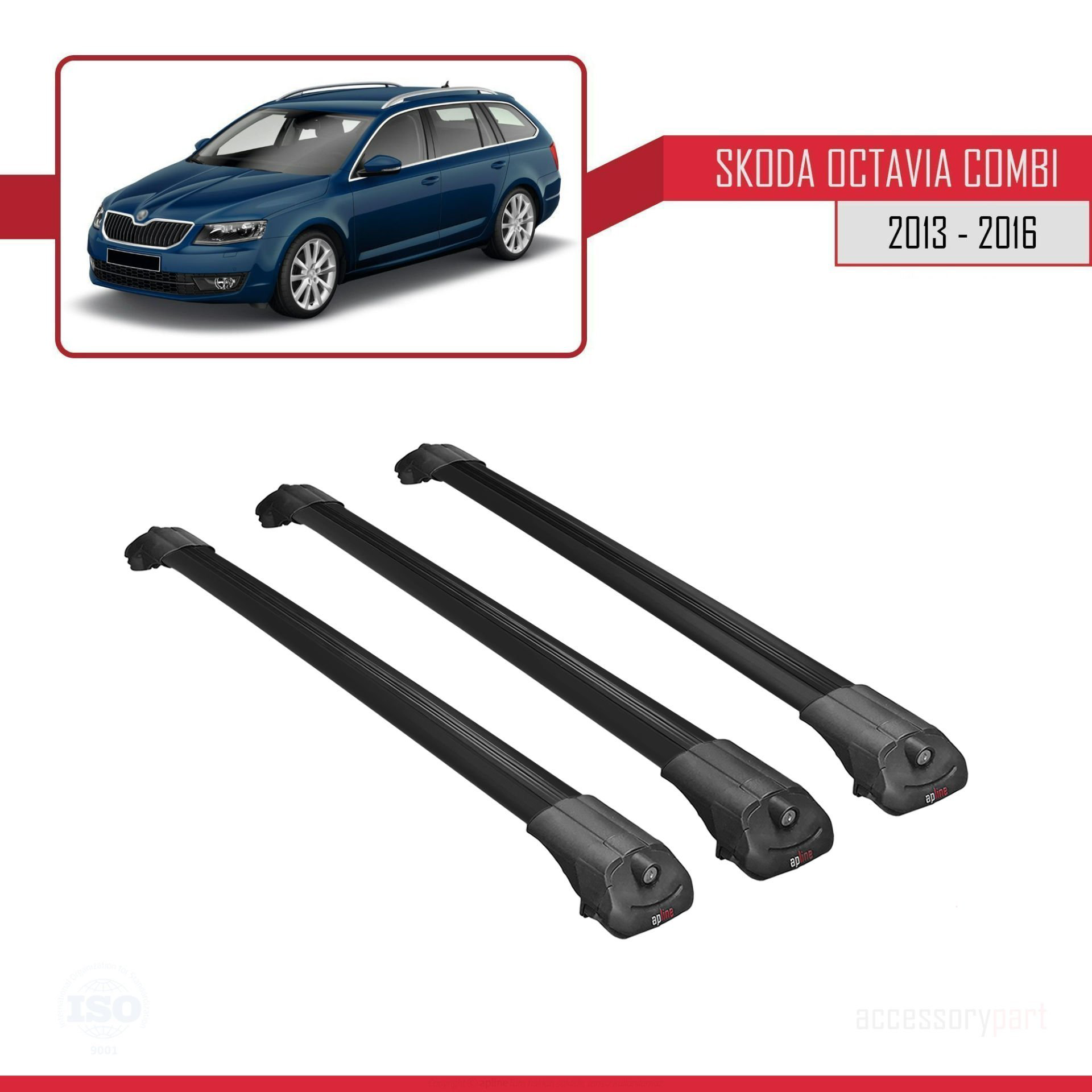 Skoda Octavia COMBI 2013-2016 Arası ile uyumlu ACE-1 Ara Atkı Tav