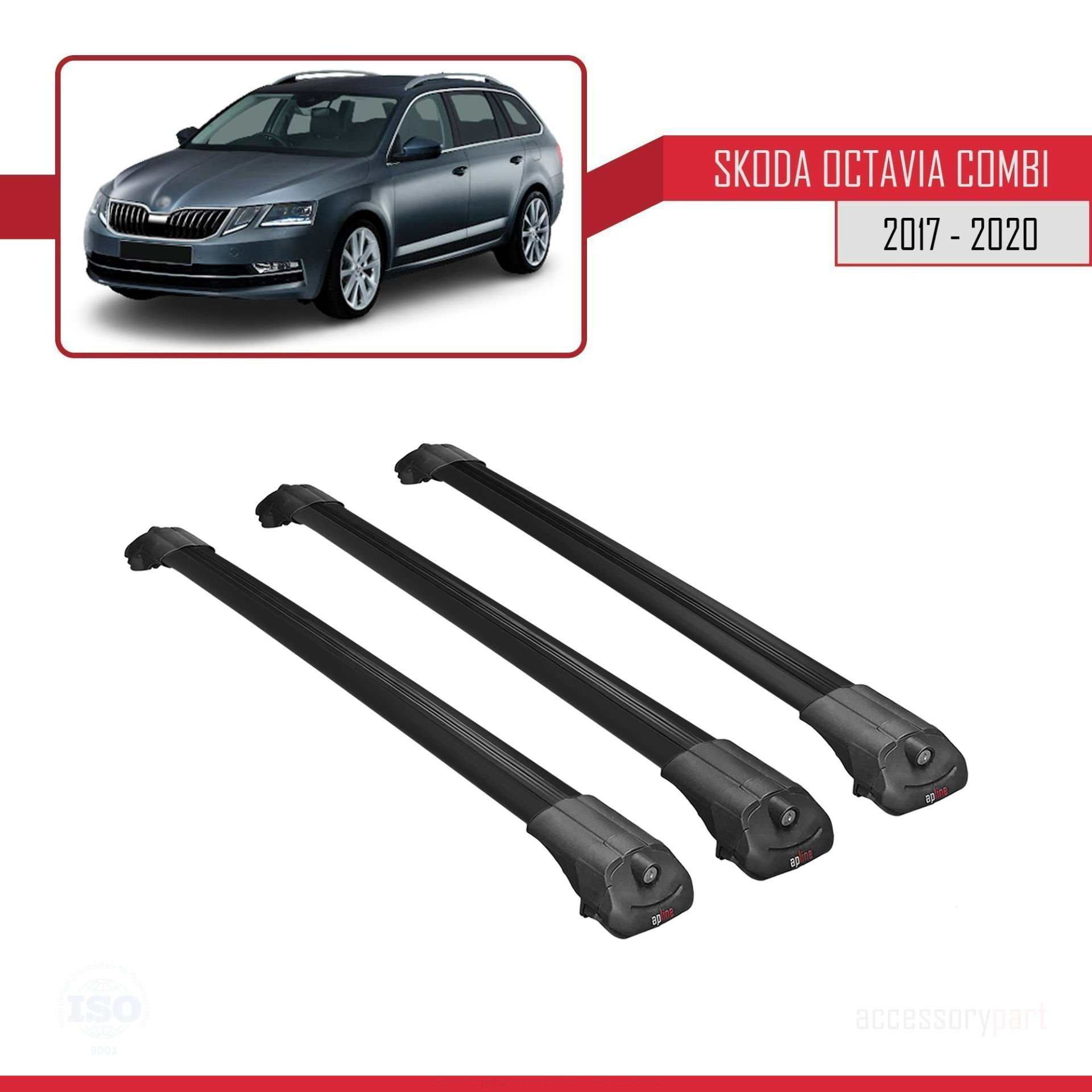 Skoda Octavia COMBI 2017-2020 Arası ile uyumlu ACE-1 Ara Atkı Tav
