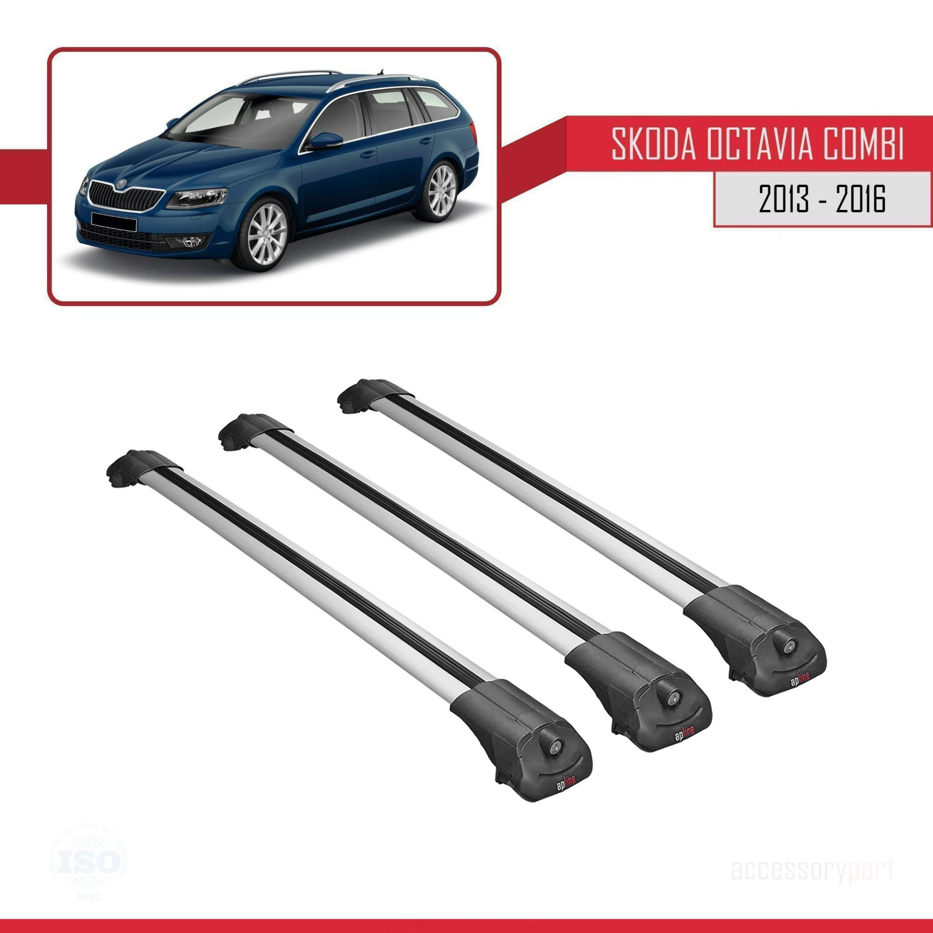 Skoda Octavia COMBI 2013-2016 Arası ile uyumlu ACE-1 Ara Atkı Tav