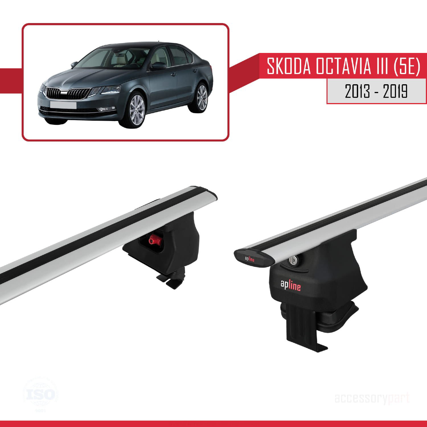 Skoda Octavia III (5E) 2013-2019 Arası ile uyumlu ACE-4 Ara Atkı 