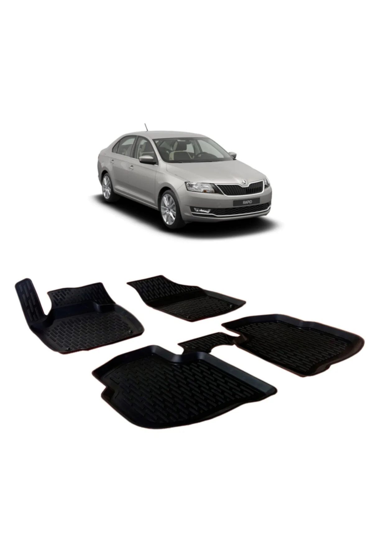 Skoda Rapid 2012-2020 Araca Özel 3d Havuzlu Paspas Fiyatı, Yorumları ve Özellikleri