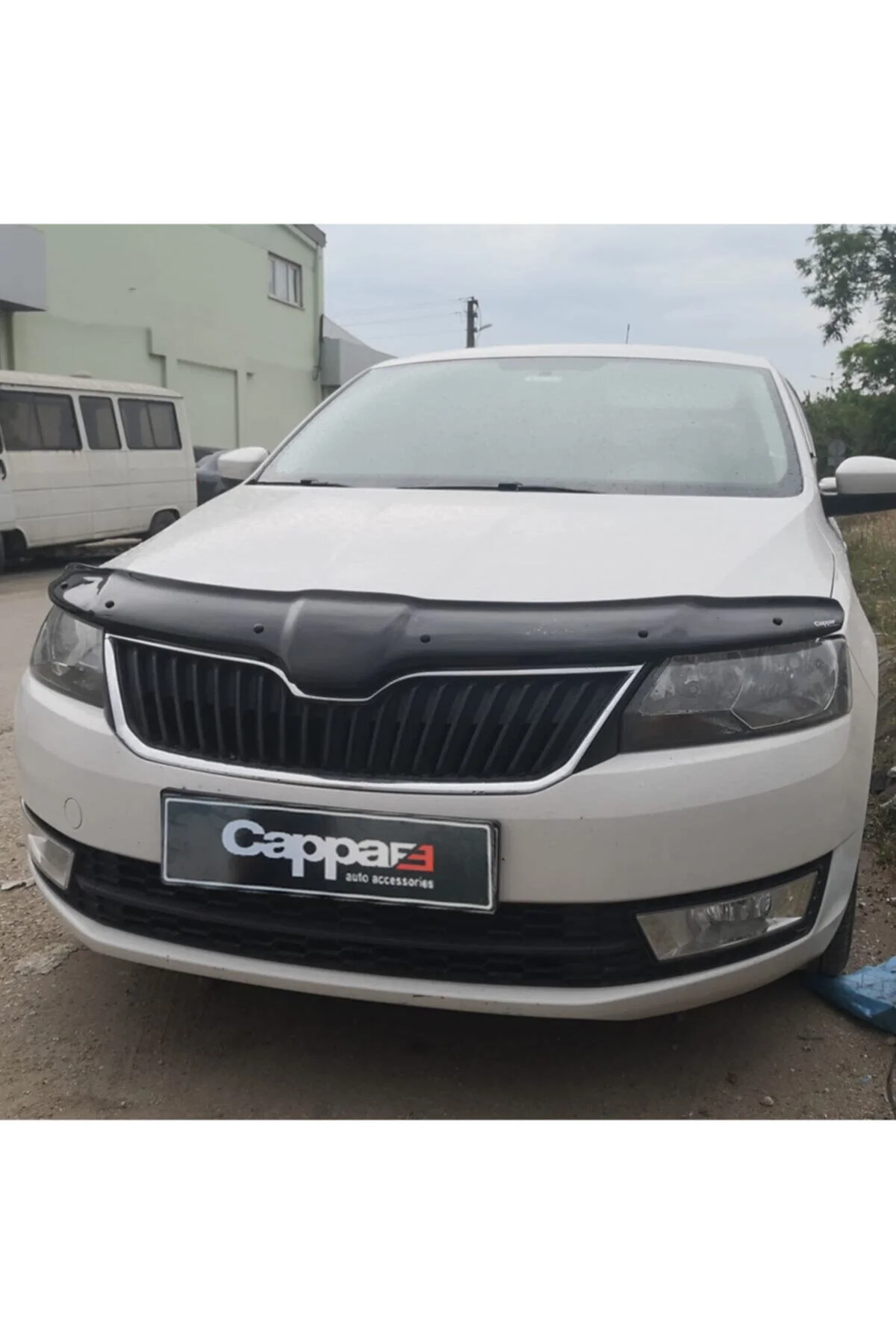 Skoda Rapid Ön Kaput Koruma Rüzgarlık 4mm (abs) 2012-2019