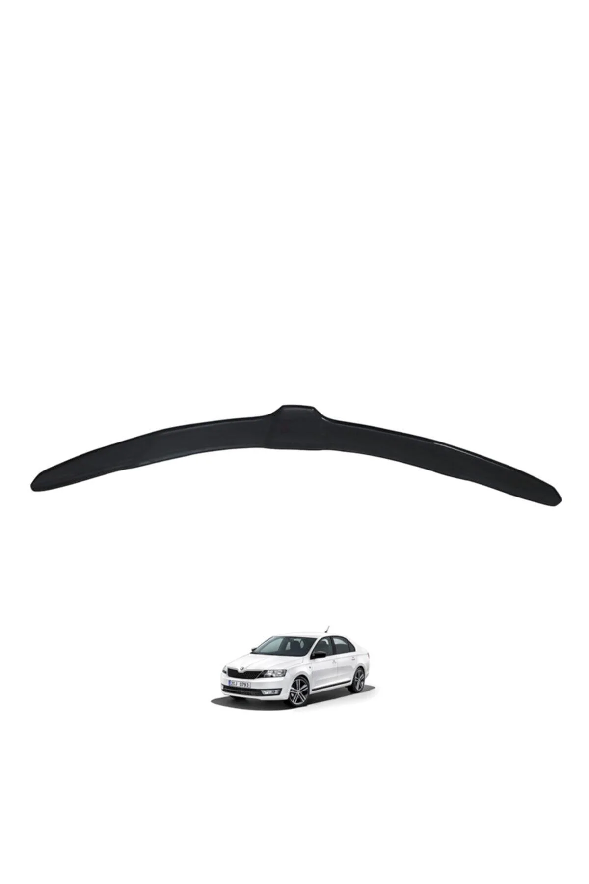 Skoda Rapid Ön Kaput Koruma Rüzgarlık 4mm (abs) 2012-2019