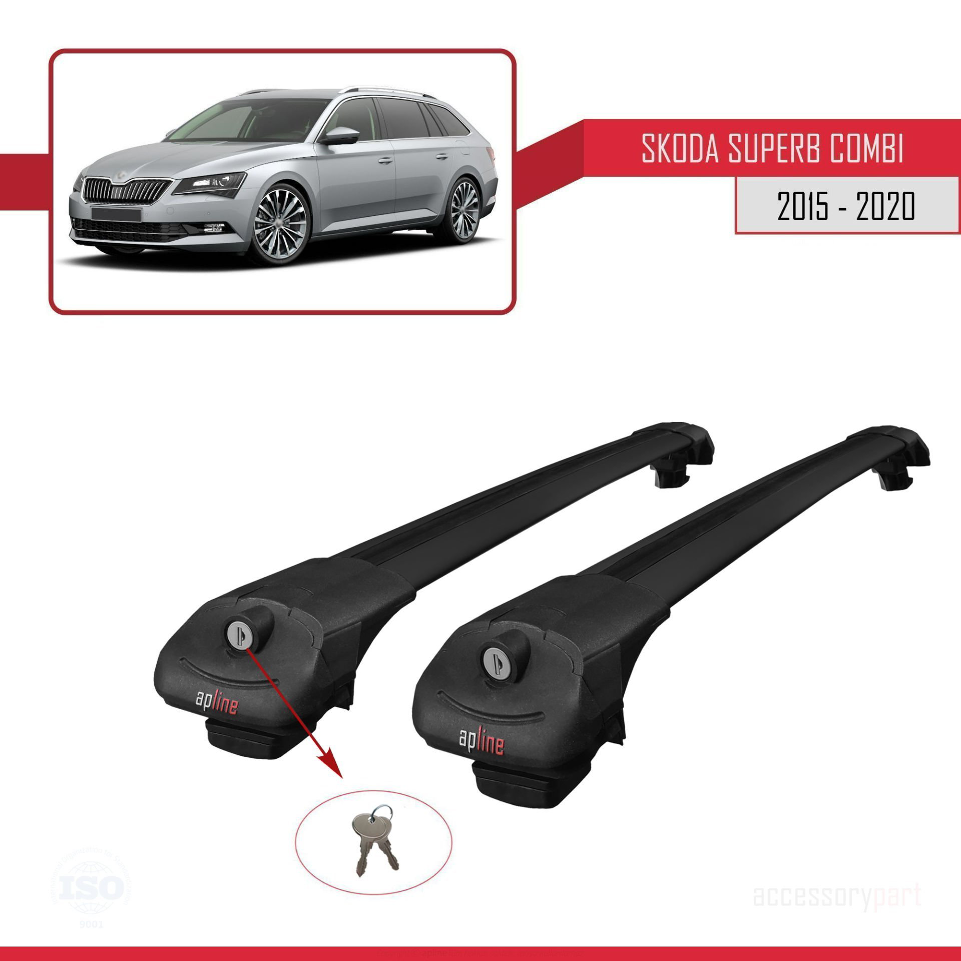 Skoda SuperB COMBI 2015-2020 Arası ile uyumlu ACE-1 Ara Atkı Tava