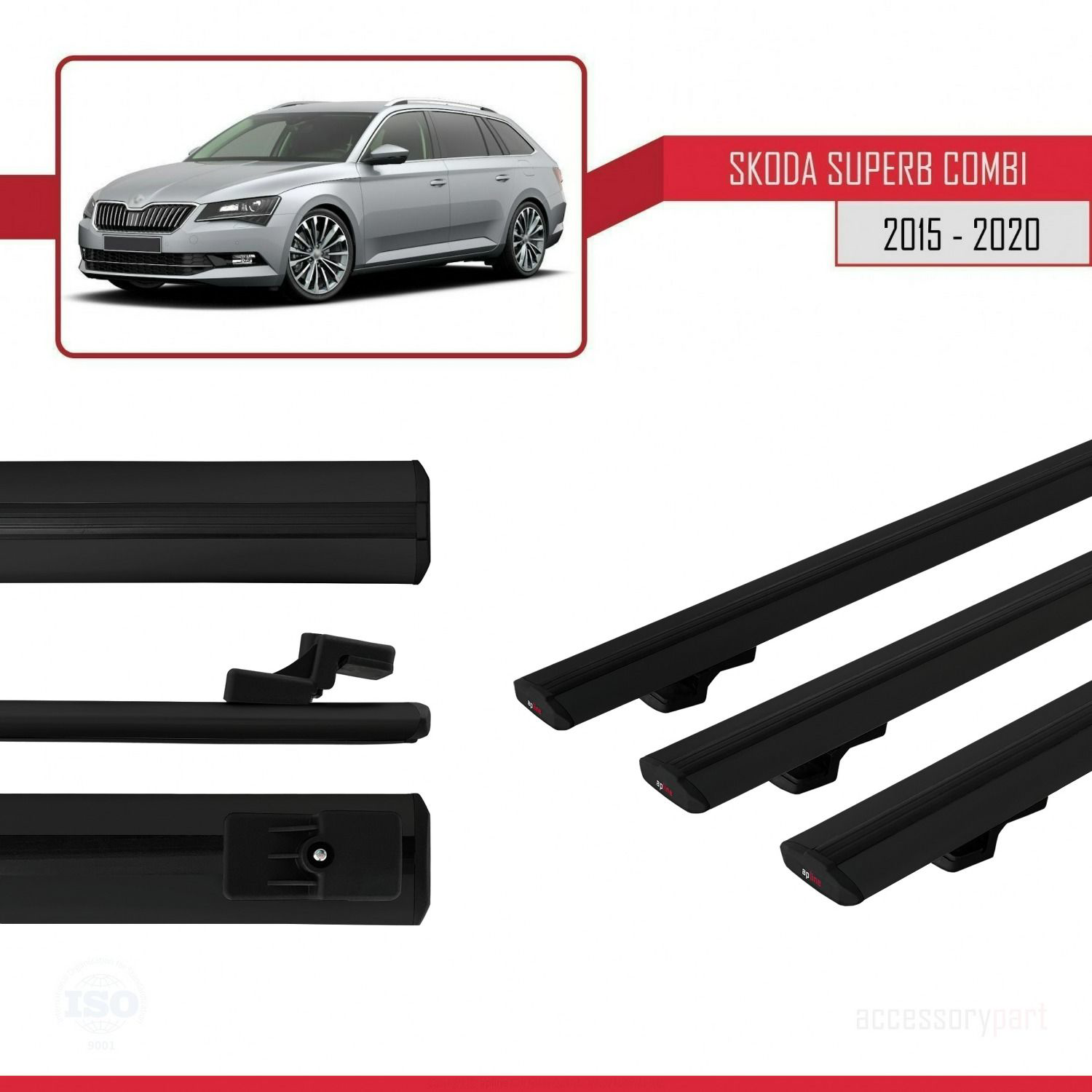 Skoda SuperB COMBI 2015-2020 Arası ile uyumlu Basic Model Ara Atk
