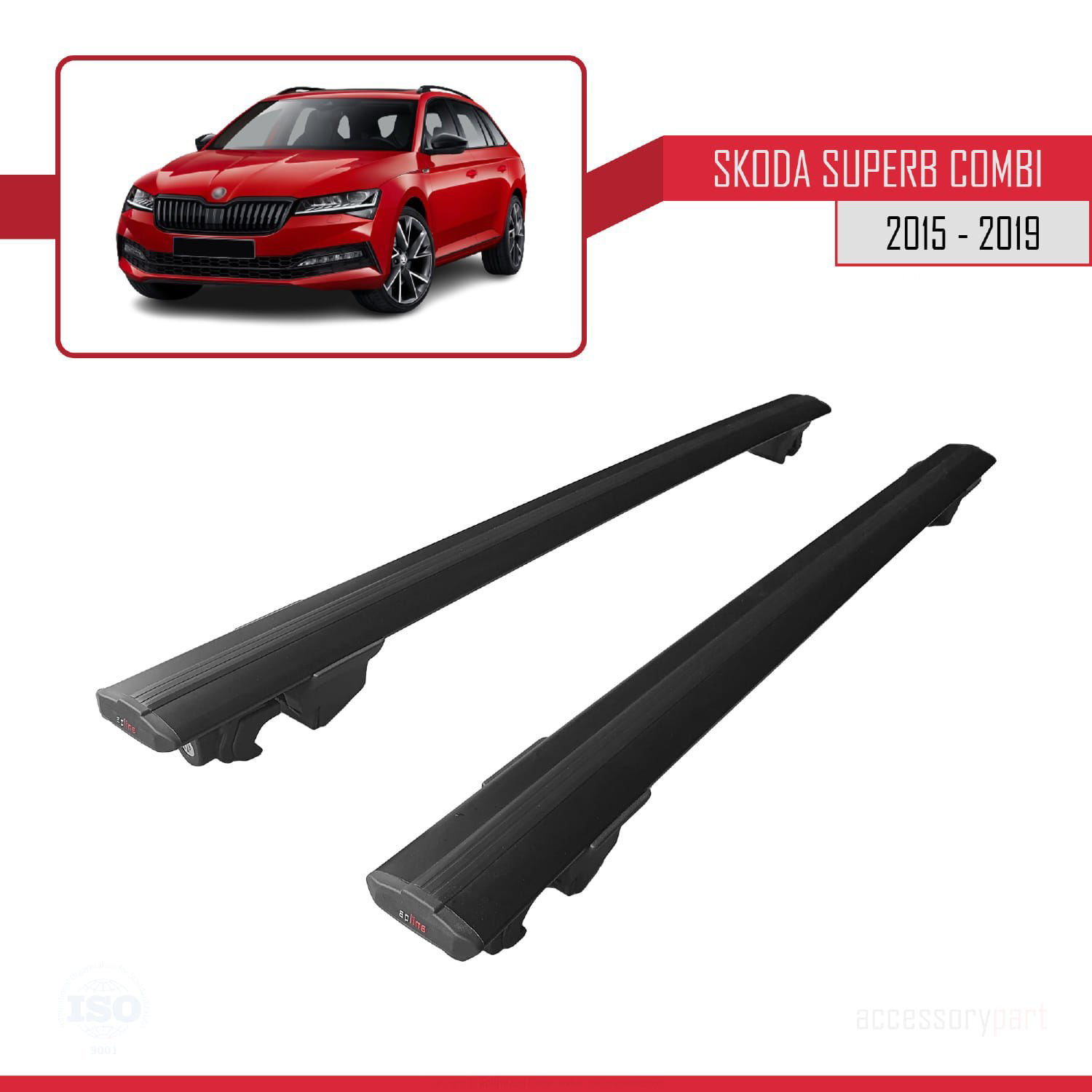 Skoda Superb SW / Estate 2015-2019 Arası ile uyumlu HOOK Model An