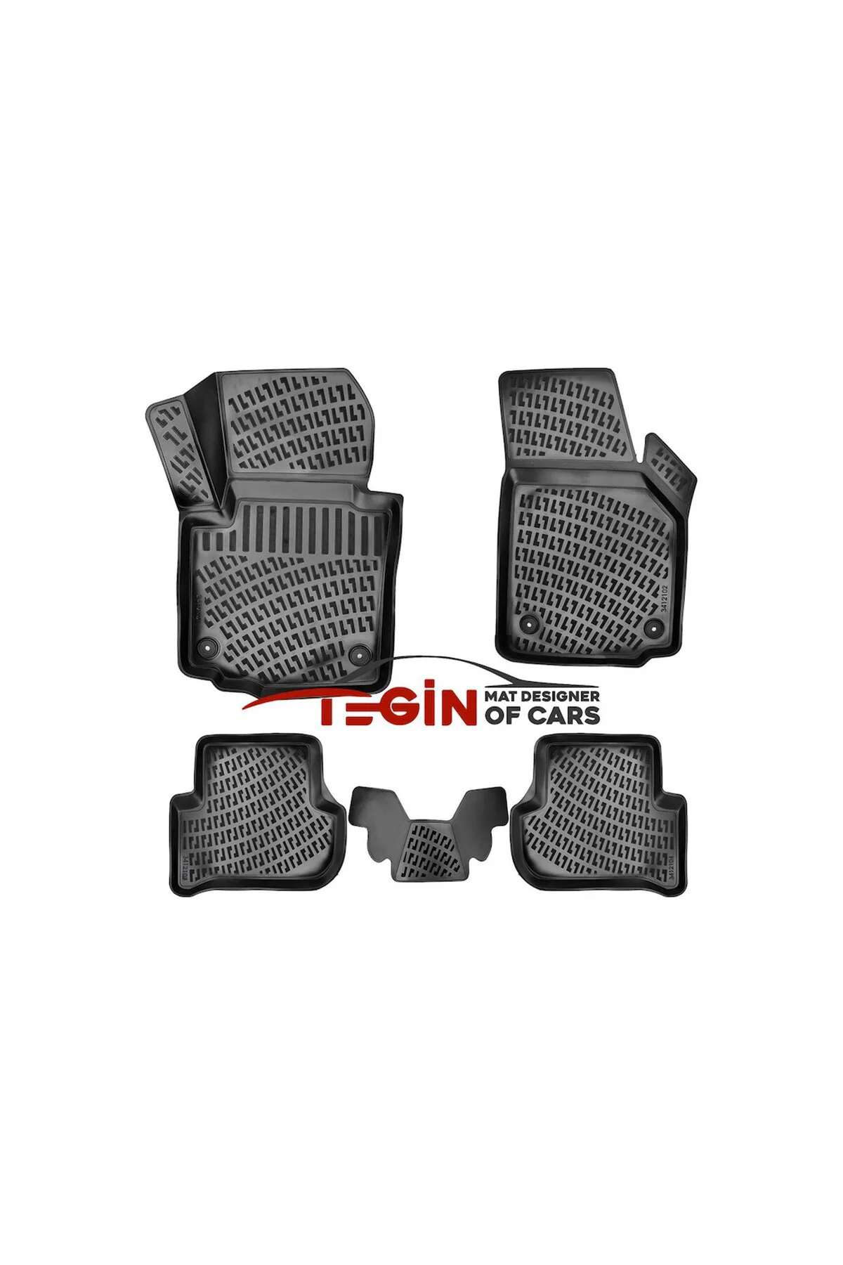 Skoda Yeti 2009-2017 Manuel Siyah 3D Havuzlu Paspas