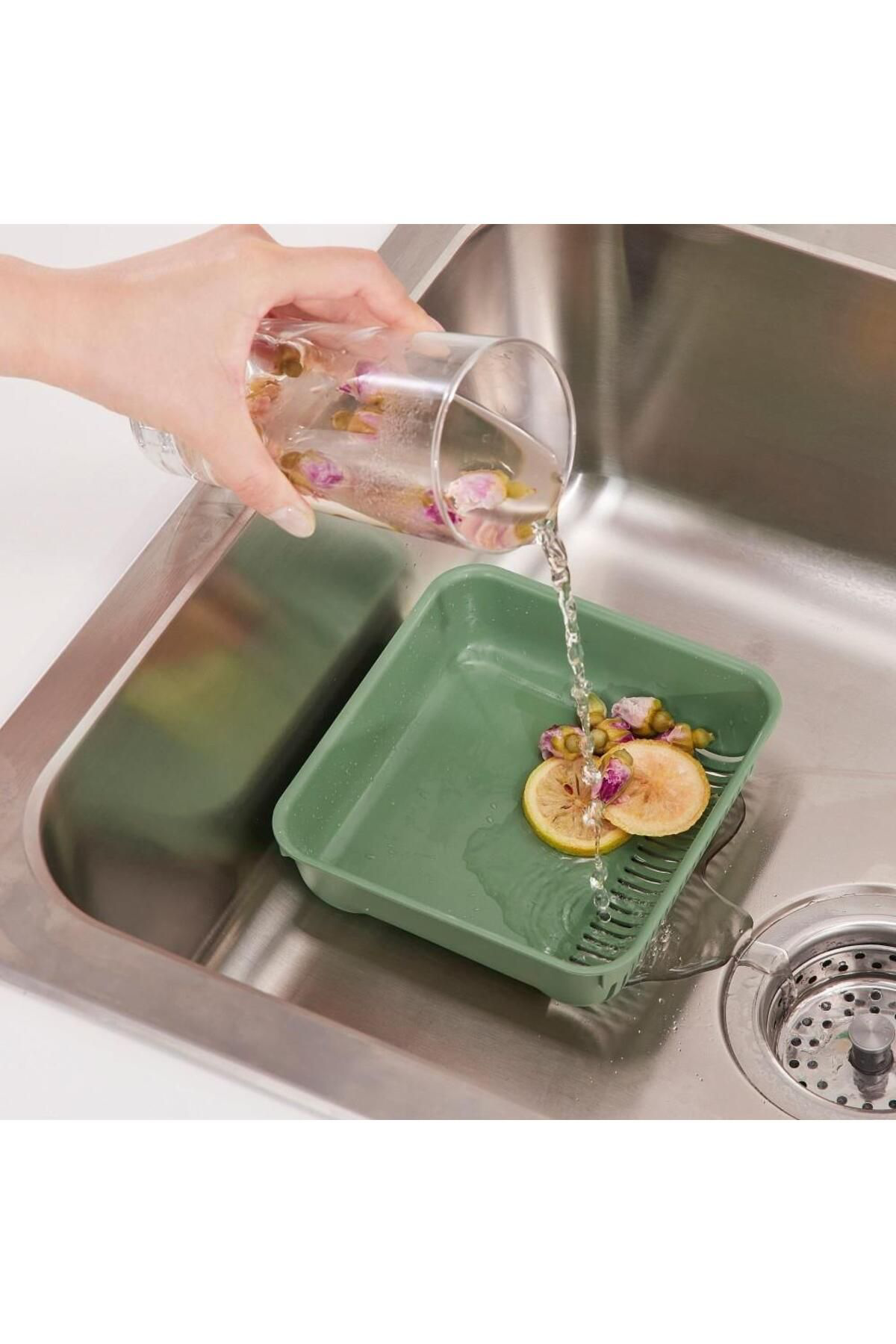 İkea Skolast Gıda Atık Süzgeci Yeşil 16X17x5 Cm 90556684