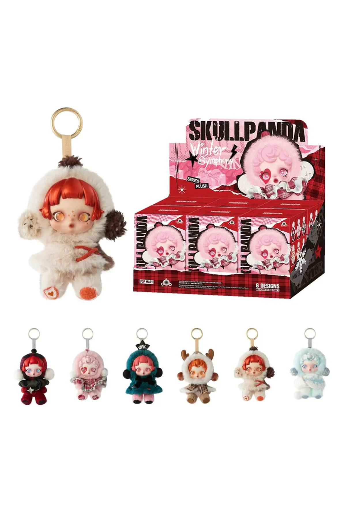 SKULLPANDA Winter Symphony Serisi Vinil Peluş Oyuncak Kapalı Kutu