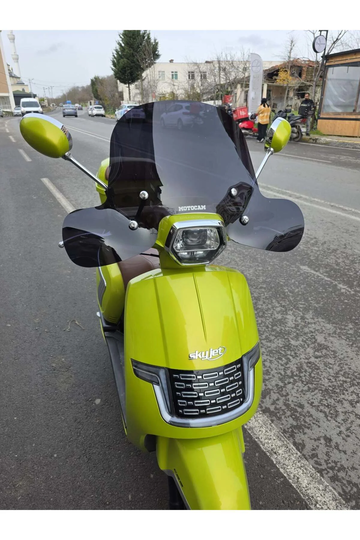 Skyjet Bayberry Ön Cam 2024-2026 Model 37cm Siyah Renkli 4mm Elcikli APARATSIZ