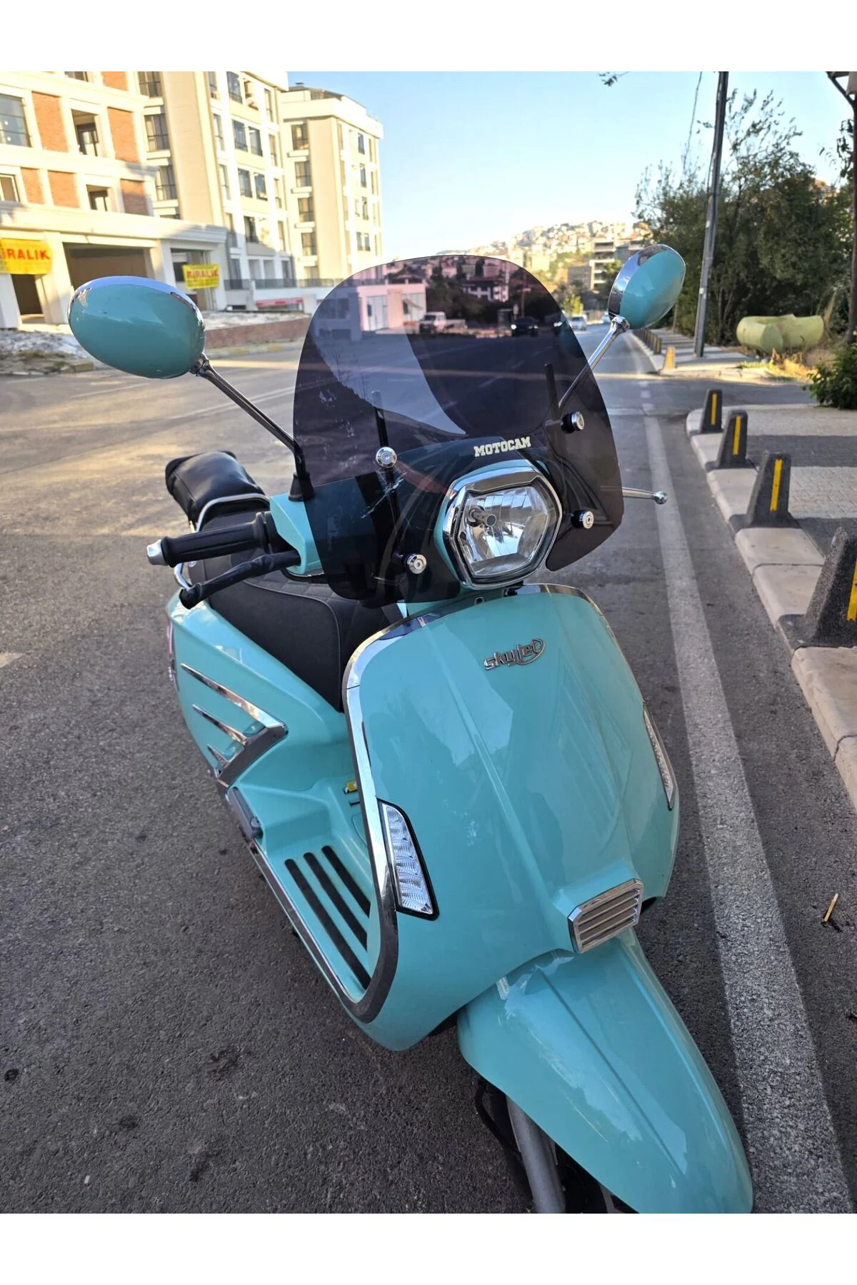 Skyjet Bellina Ön Cam 2024-2026 Model 37cm Siyah Renkli 4mm APARA