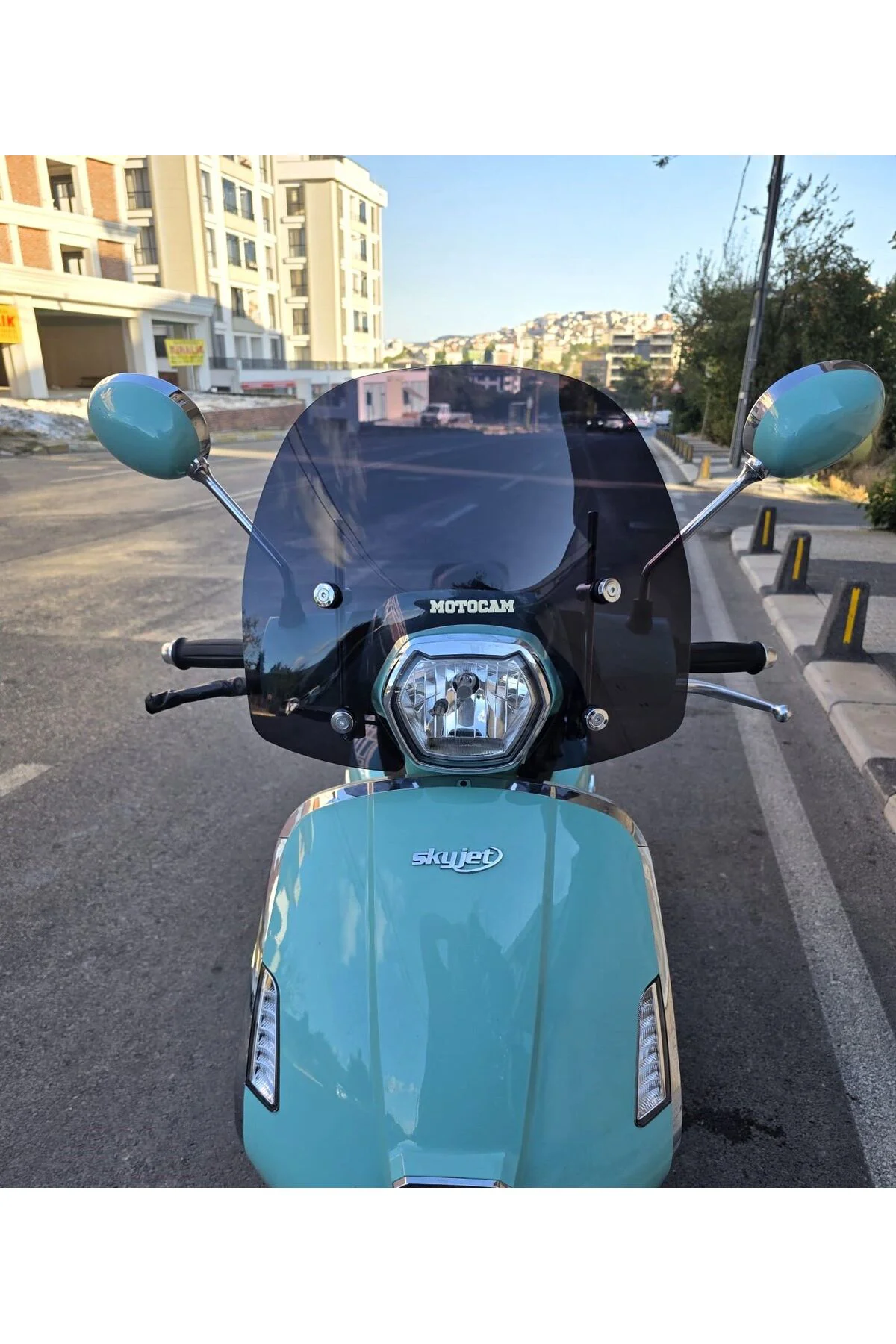Skyjet Bellina Ön Cam 2024-2026 Model 37cm Siyah Renkli 4mm APARA