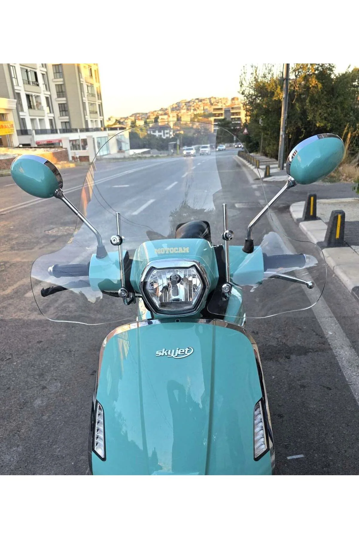 Skyjet Bellina Ön Cam 2024-2026 Model 41cm Şeffaf Renkli 4mm Elci