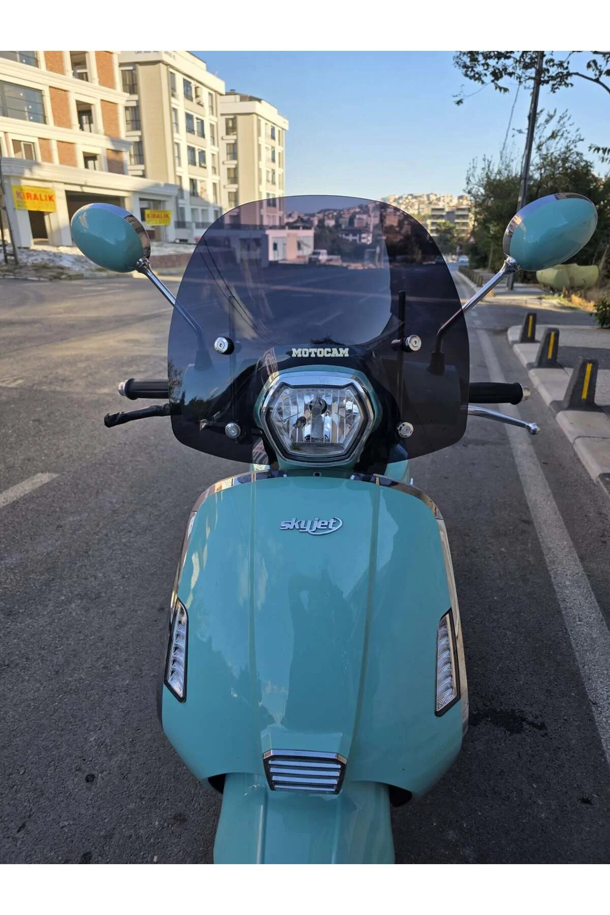 Skyjet Bellina Ön Cam 2024-2026 Model 37cm Siyah Renkli 4mm APARA