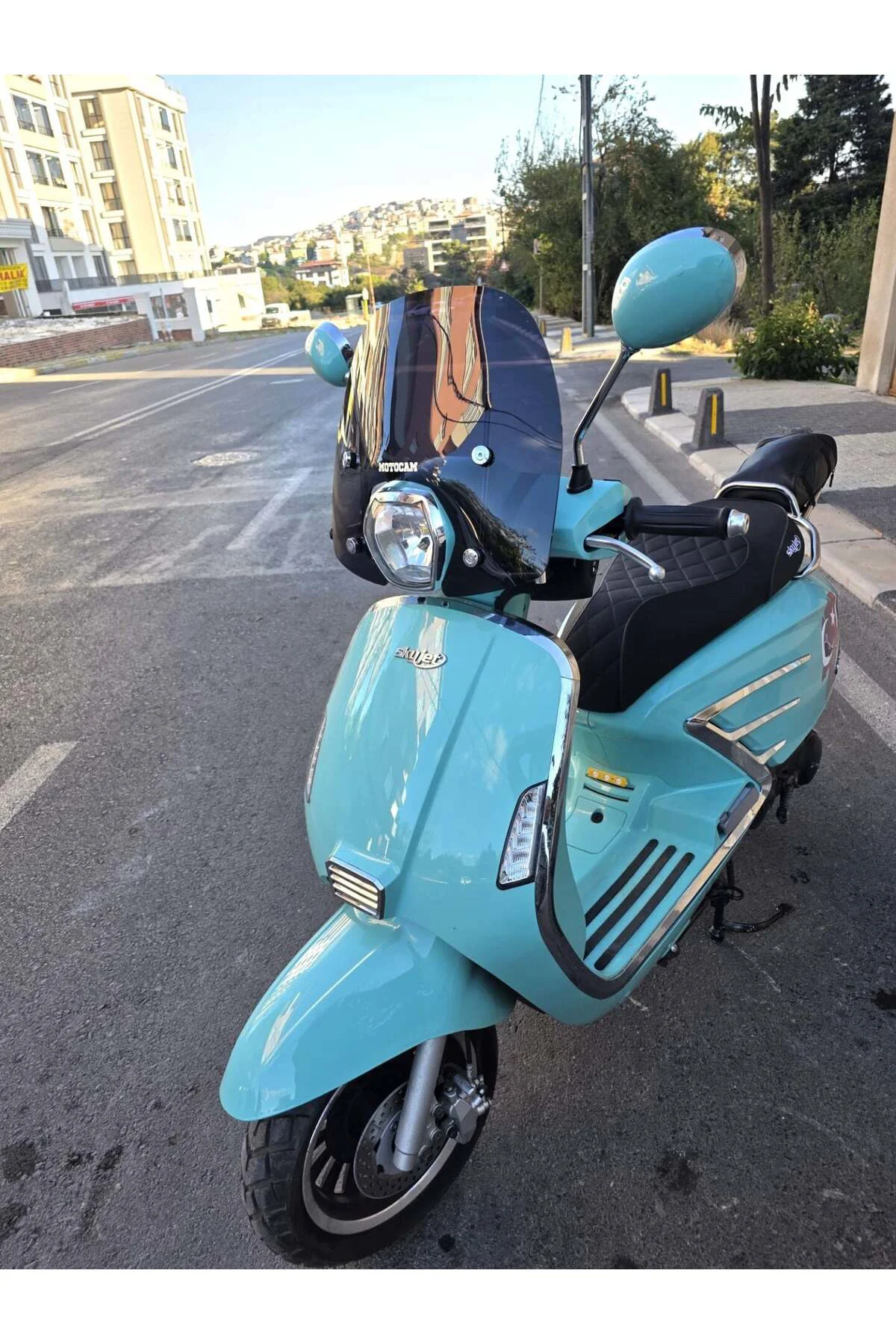 Skyjet Bellina Ön Cam 2024-2026 Model 37cm Siyah Renkli 4mm APARA