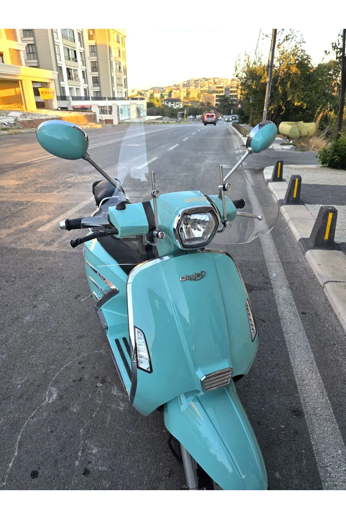 Skyjet Bellina Ön Cam 2024-2026 Model 41cm Şeffaf Renkli 4mm Elci
