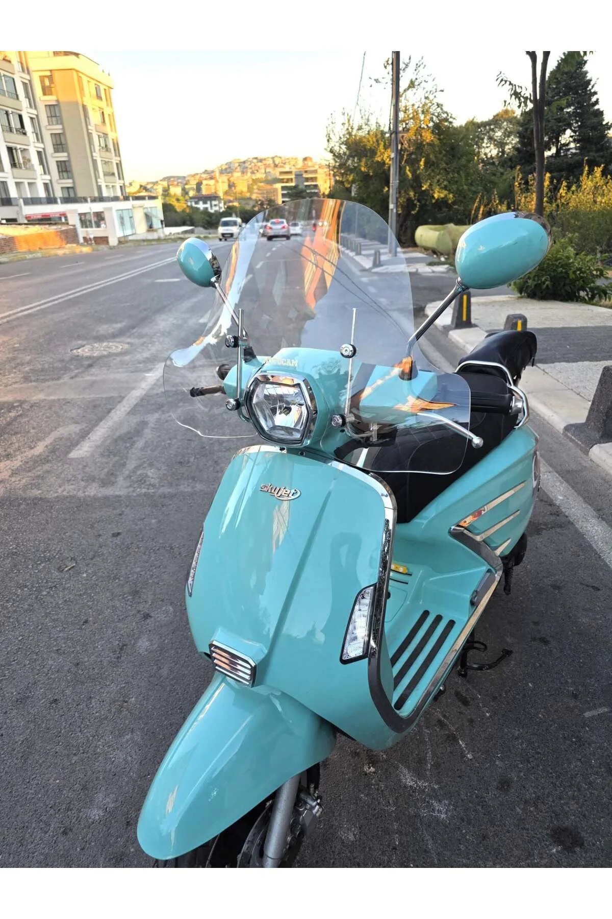 Skyjet Bellina Ön Cam 2024-2026 Model 41cm Şeffaf Renkli 4mm Elci