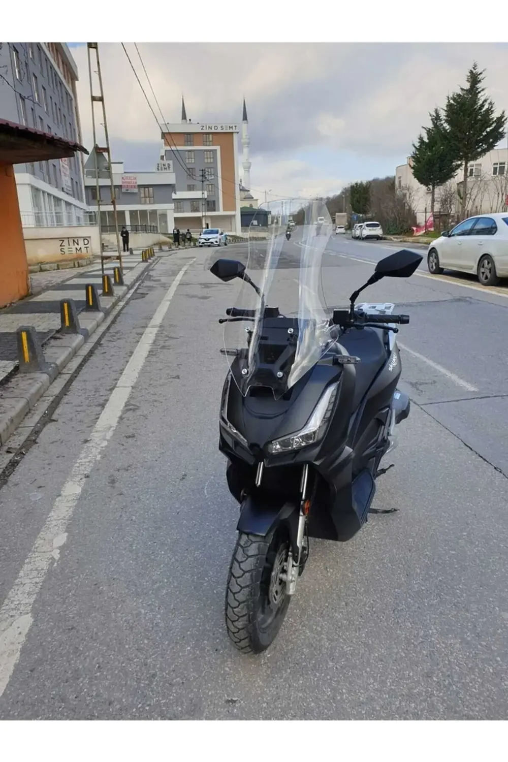 Skyjet Rivero 125 Ön Cam 2025 Model 57cm Şeffaf Renkli 4mm SPORTİ