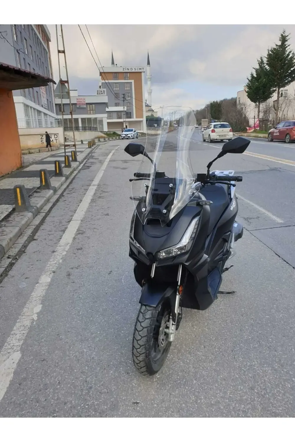 Skyjet Rivero 125 Ön Cam 2025 Model 57cm Şeffaf Renkli 4mm SPORTİ