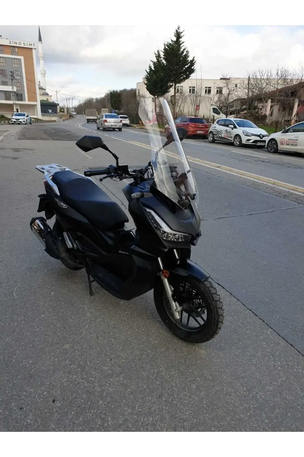 Skyjet Rivero 125 Ön Cam 2025 Model 57cm Şeffaf Renkli 4mm SPORTİ