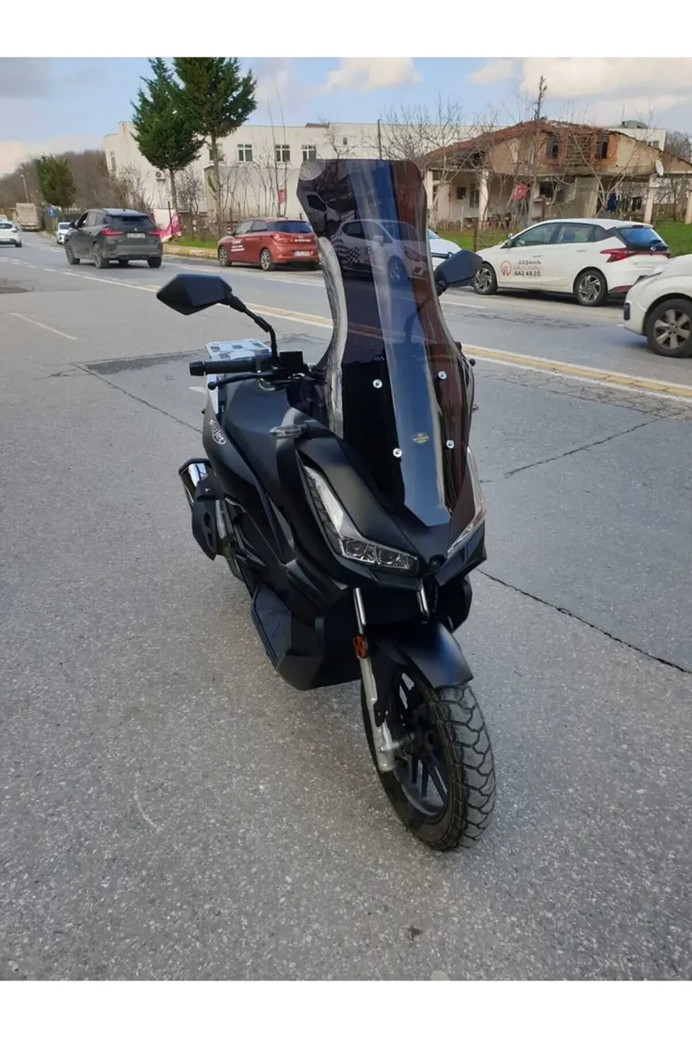 Skyjet Rivero 125 Ön Cam 2025 Model 78cm Siyah Renkli 4mm UZUN