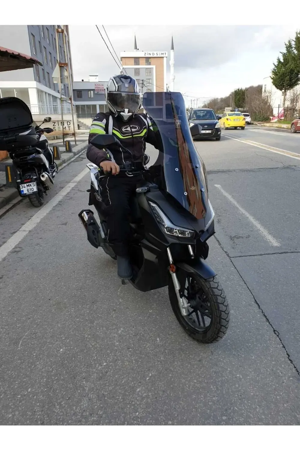 Skyjet Rivero 125 Ön Cam 2025 Model 78cm Siyah Renkli 4mm UZUN