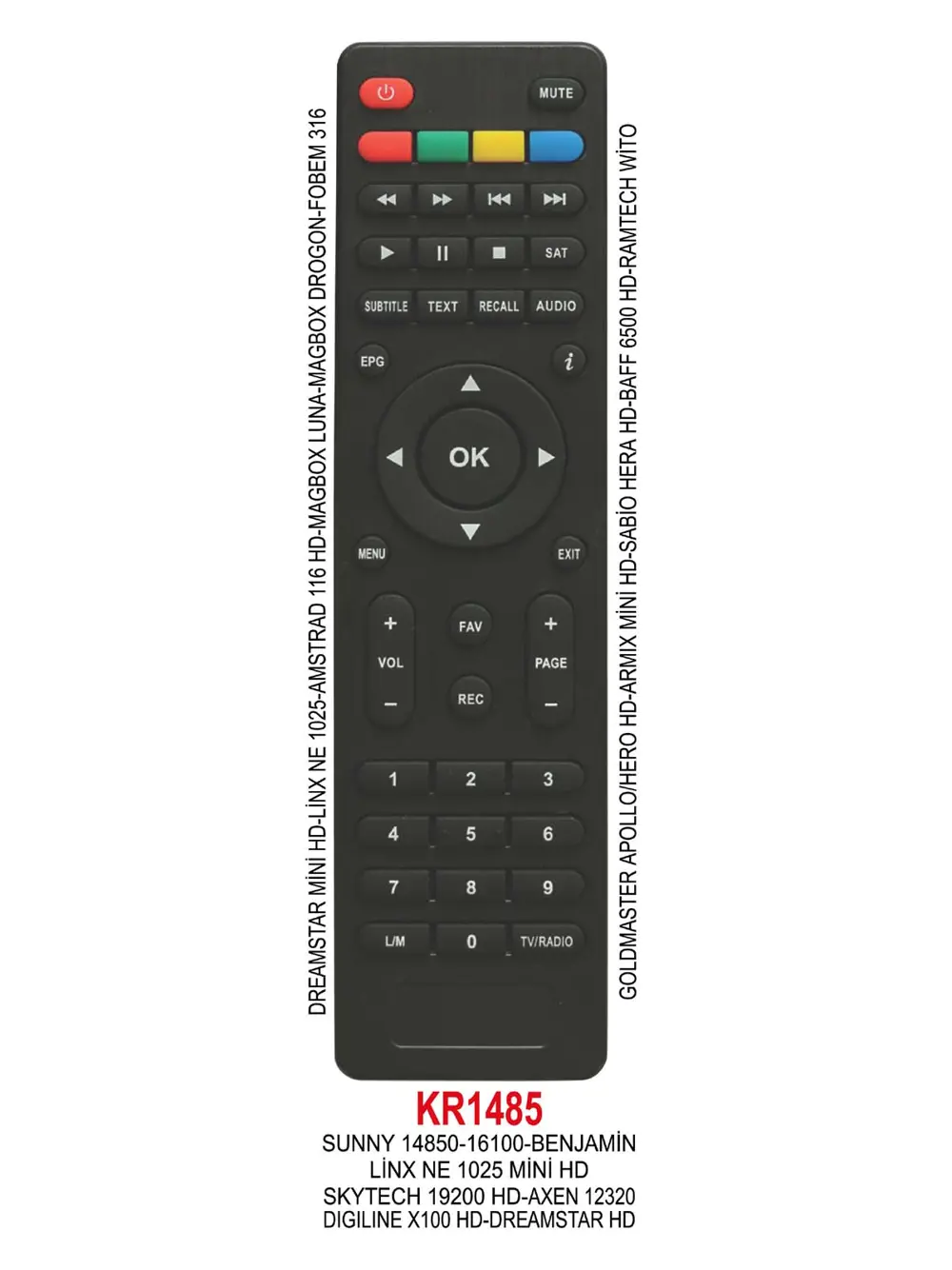 SKYTECH 19200 HD UYDU KUMANDASI