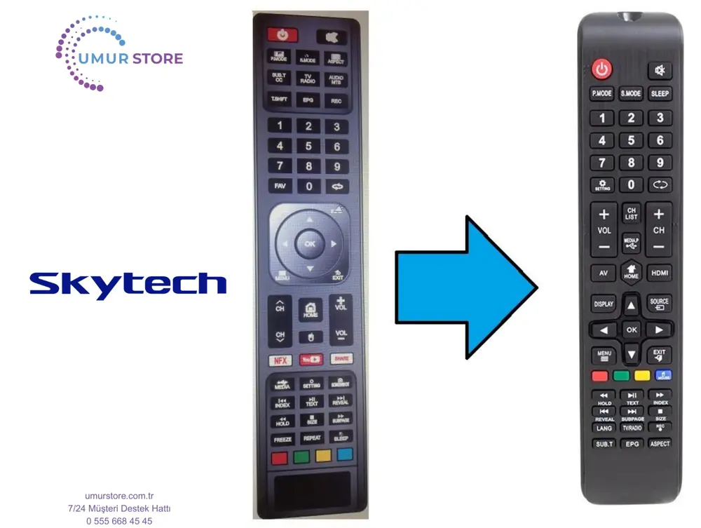 Skytech 43ST3103 Android Led Televizyon Kumandası Skytech 43ST3103 Android Led Televizyon Kumandası