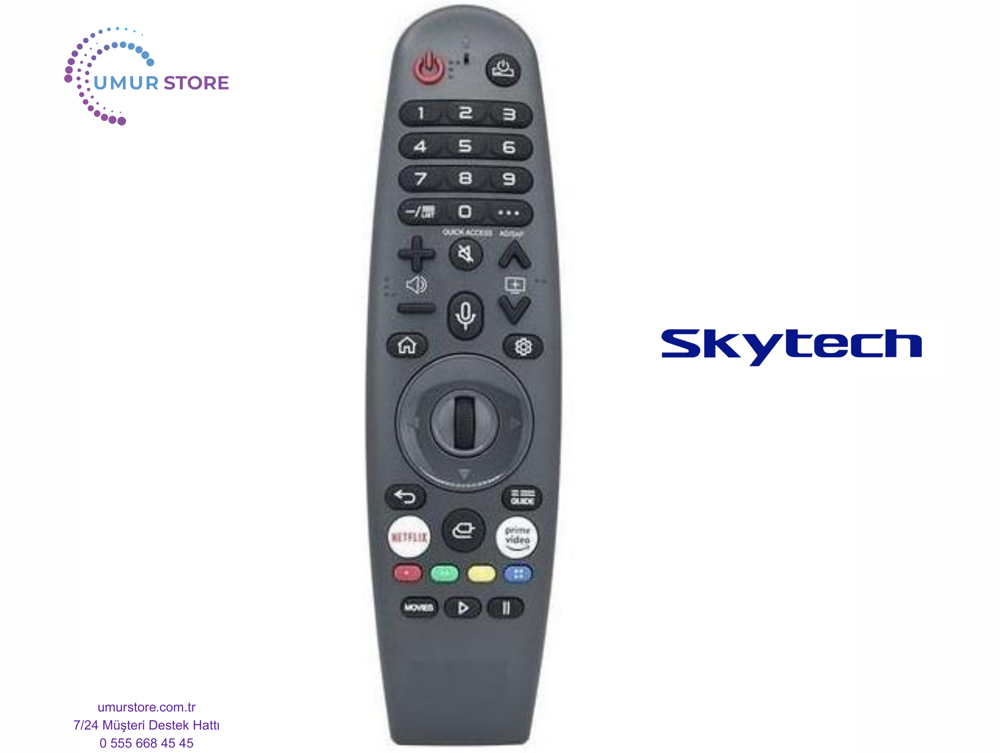 Skytech 55ST3204 Webos Smart Televizyon Kumandası-Mikrofonlu Skytech 55ST3204 Webos Smart Televizyon Kumandası-Mikrofonlu