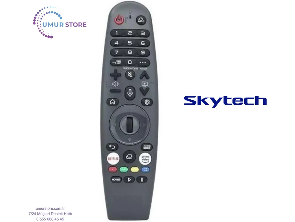 Skytech 55ST3204 Webos Smart Televizyon Kumandası-Mikrofonlu Skytech 55ST3204 Webos Smart Televizyon Kumandası-Mikrofonlu