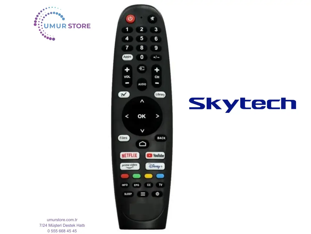 Skytech 65ST1405 Uyumlu Whaleos Smart Led Televizyon Kumandası Skytech 65ST1405 Uyumlu Whaleos Smart Led Televizyon Kumandası