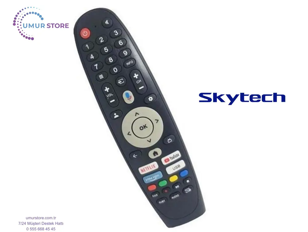 Skytech 70ST3305 Uyumlu Mikrofonlu Smart Televizyon Kumandası Skytech 70ST3305 Uyumlu Mikrofonlu Smart Televizyon Kumandası