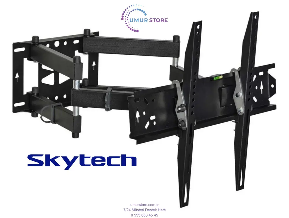 Skytech 85” inç TV Uyumlu Hareketli Duvar Askı Aparatı-90 Kg Taşı Skytech 85” inç TV Uyumlu Hareketli Duvar Askı Aparatı-90 Kg Taşı