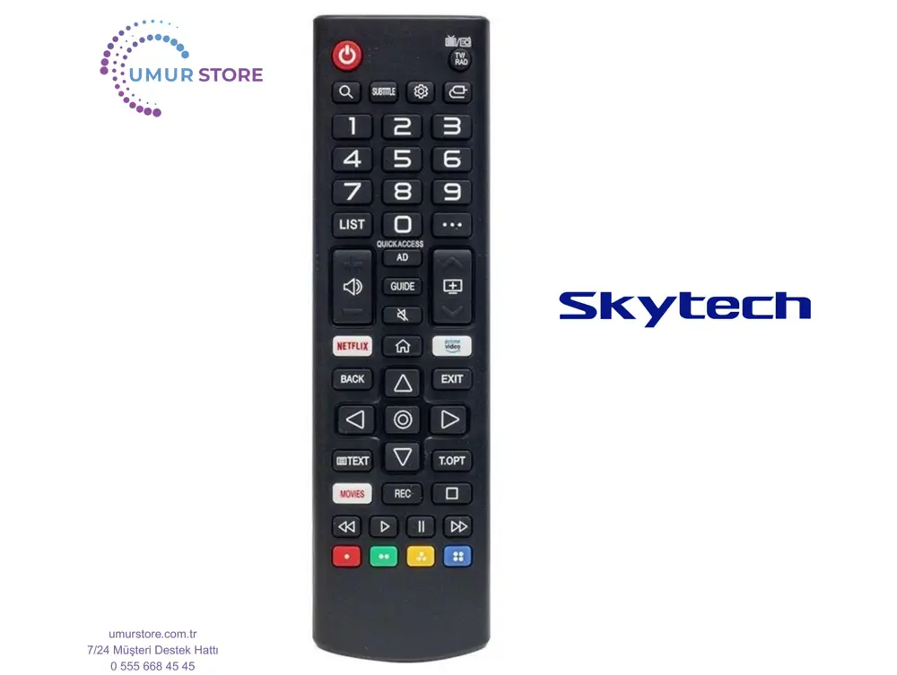 Skytech ST-5590 Webos Smart Televizyon Kumandası-Mikrofonsuz Skytech ST-5590 Webos Smart Televizyon Kumandası-Mikrofonsuz