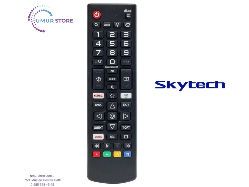 Skytech ST-6590 Webos Smart Televizyon Kumandası-Mikrofonsuz Skytech ST-6590 Webos Smart Televizyon Kumandası-Mikrofonsuz