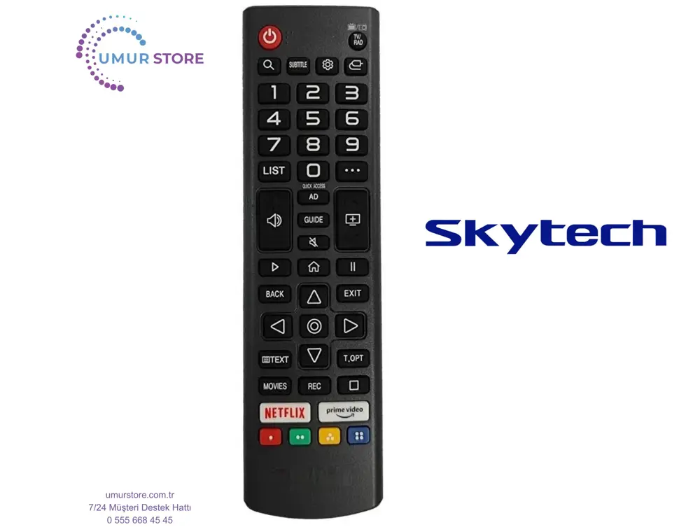 Skytech Webos Televizyon Uyumlu Kumanda-Mikrofonsuz Skytech Webos Televizyon Uyumlu Kumanda-Mikrofonsuz