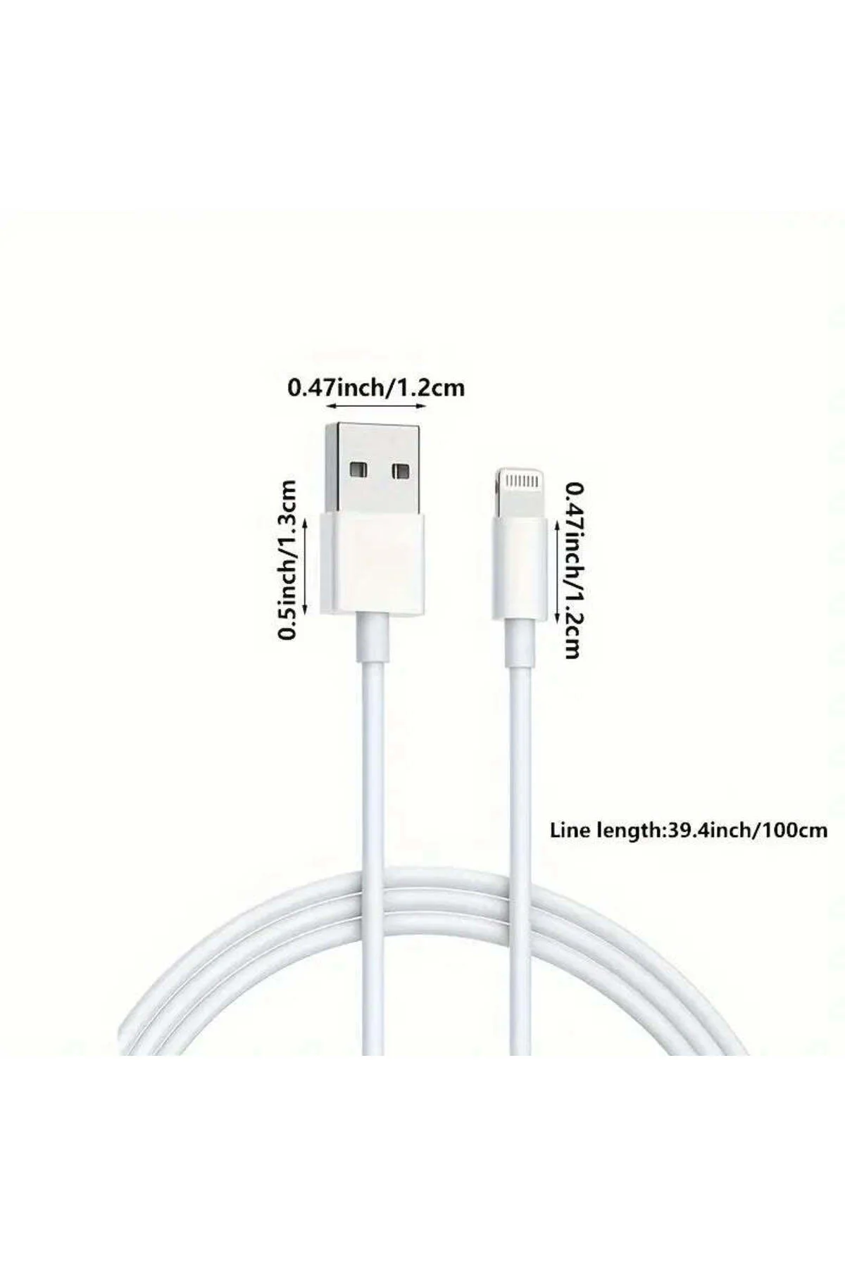 SL-227/IOS USB Data Kablosu, Şarj Kablosu - Tip A'dan Lightning 1