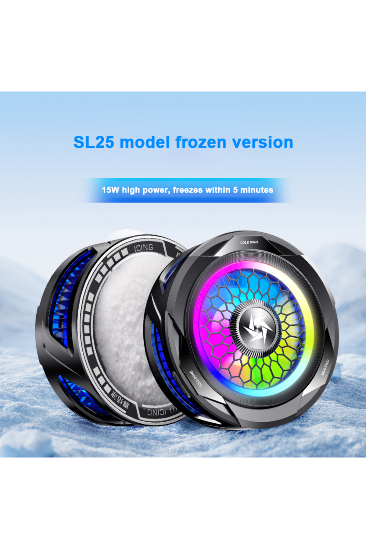 Pmr Sl-25 Cep Telefonu Soğutucu | Rgb İşıklı, Kıskaçlı & Manyetik, Se Pmr Sl-25 Cep Telefonu Soğutucu | Rgb İşıklı, Kıskaçlı & Manyetik, Se