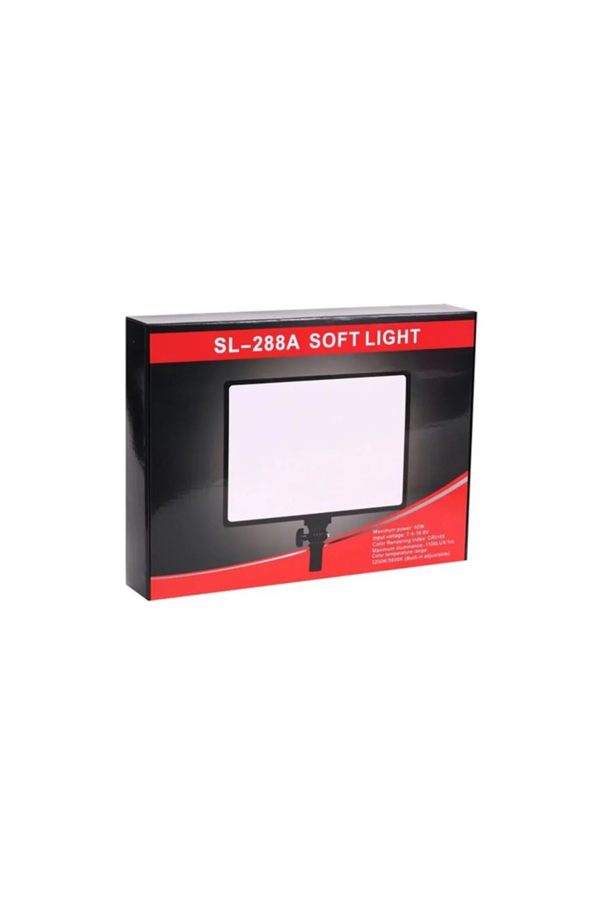 ,sl-288a Soft Light Video Fotoğraf Soft Işık,2 Metre Döküm Ayaklı