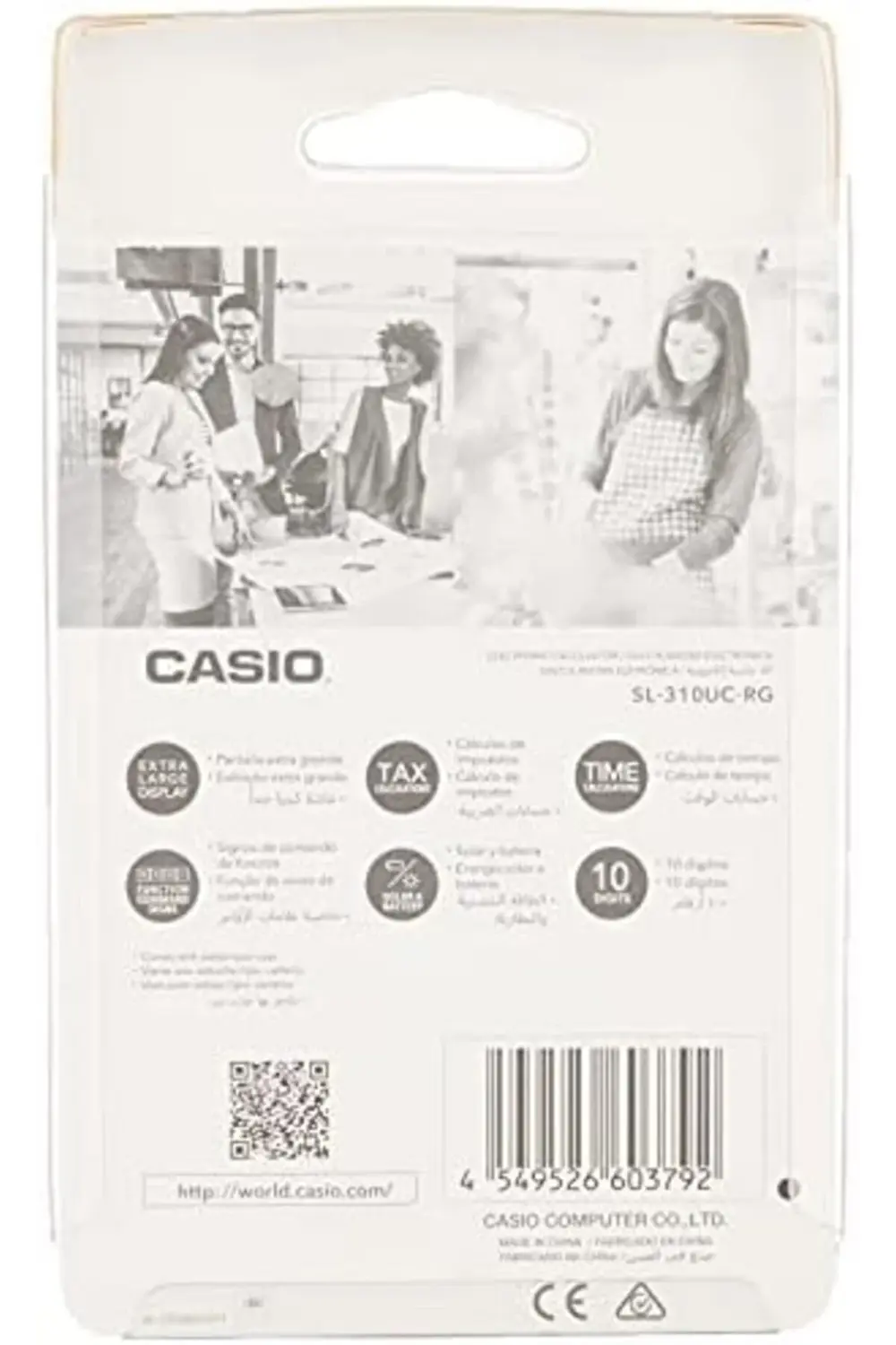 SL-310UC-RG Cep Tipi 10 Hane Turuncu Hesap Makinesi 1178227