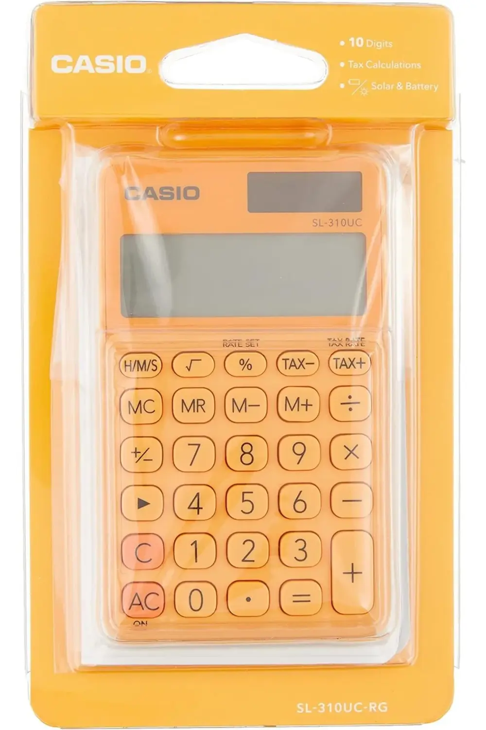 SL-310UC-RG Cep Tipi 10 Hane Turuncu Hesap Makinesi 1178227