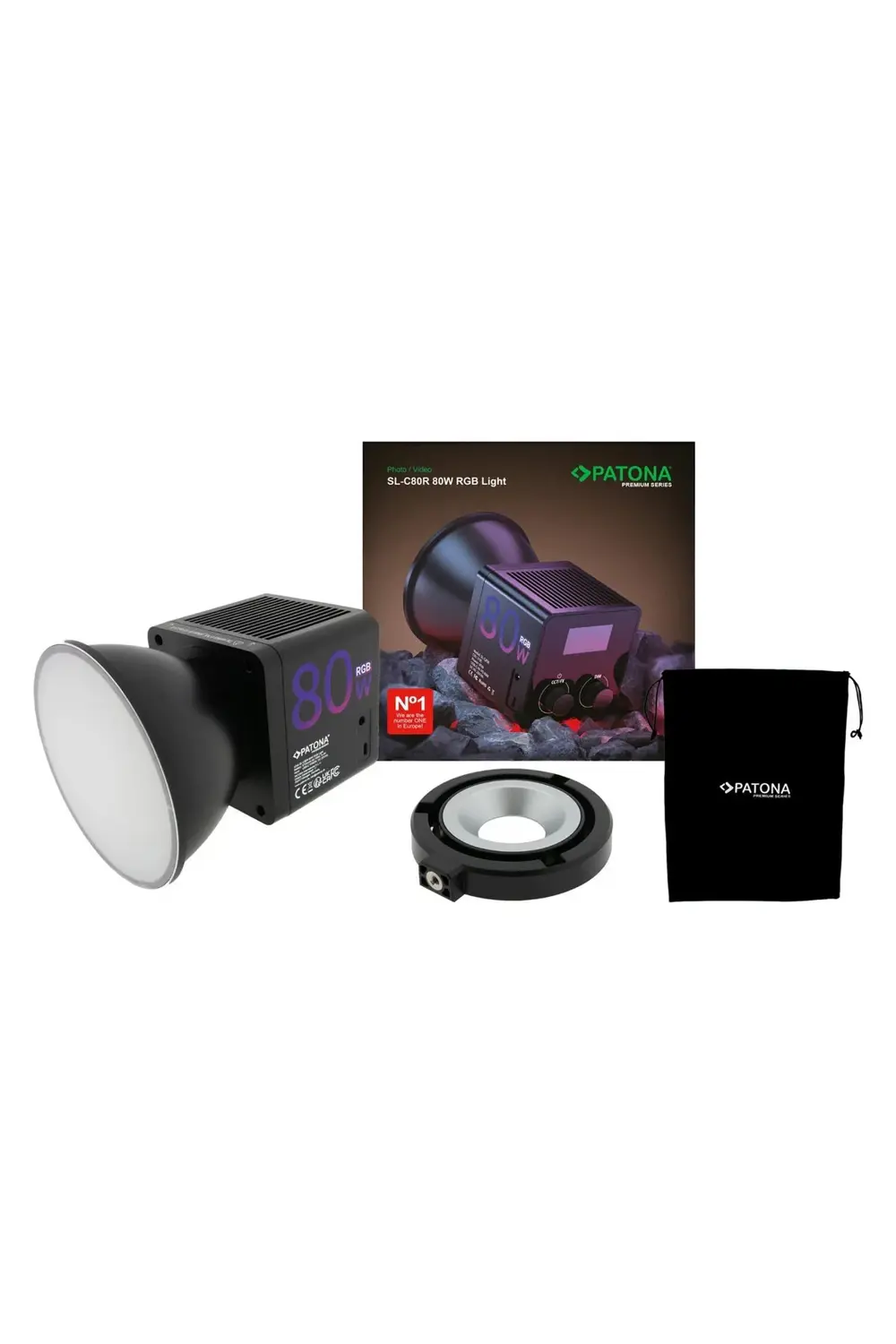 SL-80R 80W RGB LED Video ve Fotoğraf ışığı