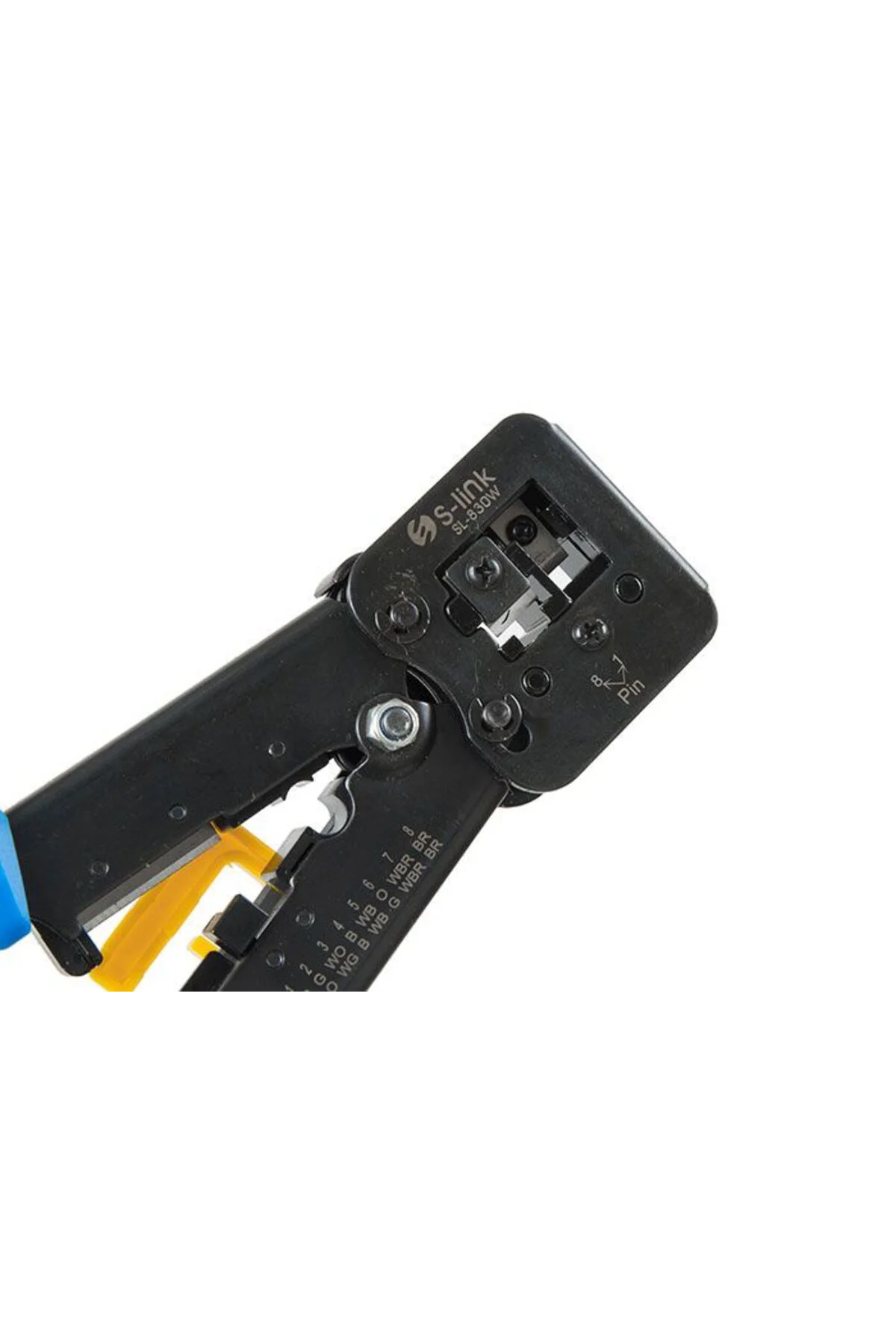 SL-830W RJ45/RJ11 ikili Pense Yeni Nesil Kablo Ucu Konnektör Sıkm