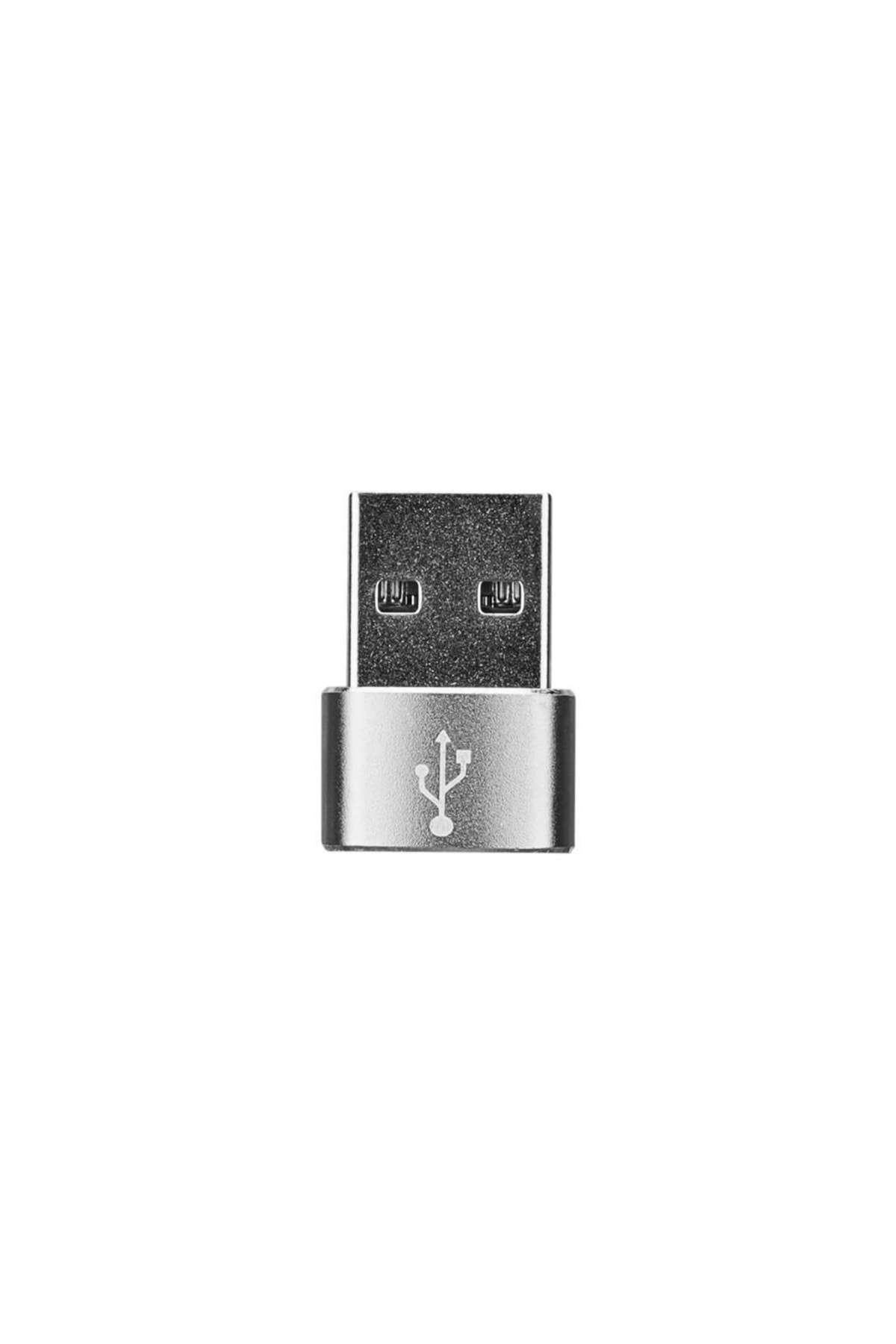 Sl-ta28m Siyah Type C F To Usb M Metal Gövdeli Otg Çevirici