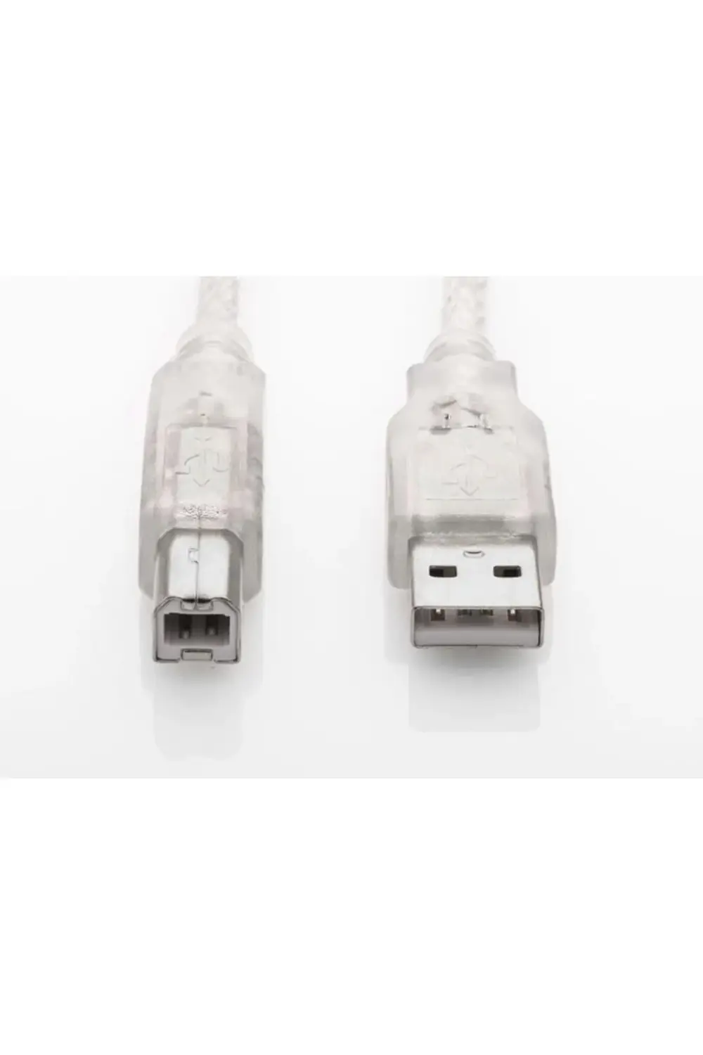 SL-U2015 1,5 m USB2.0 AE/BE şeffaf yazıcı kablo