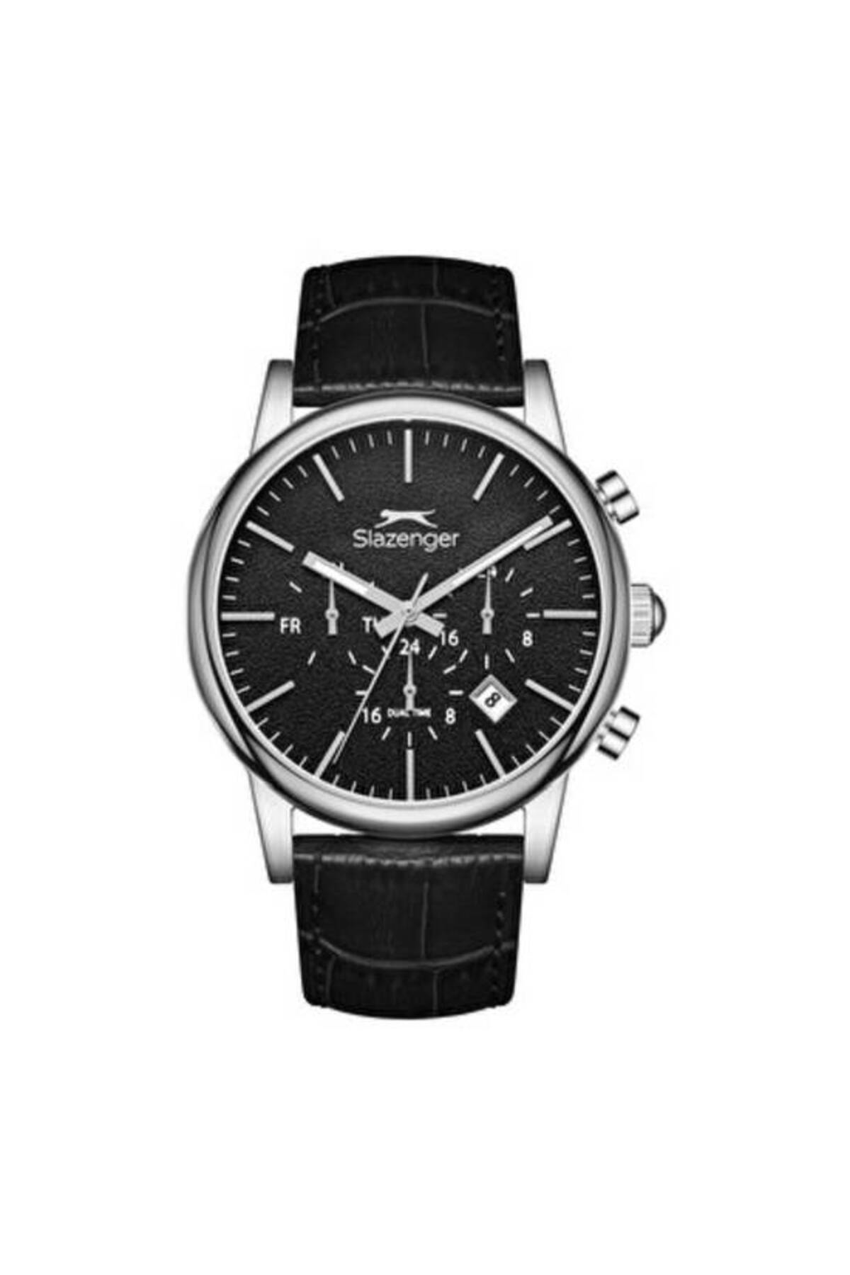 SL.09.2481.2.02 Quartz Deri Siyah 40 mm Erkek Kol Saati