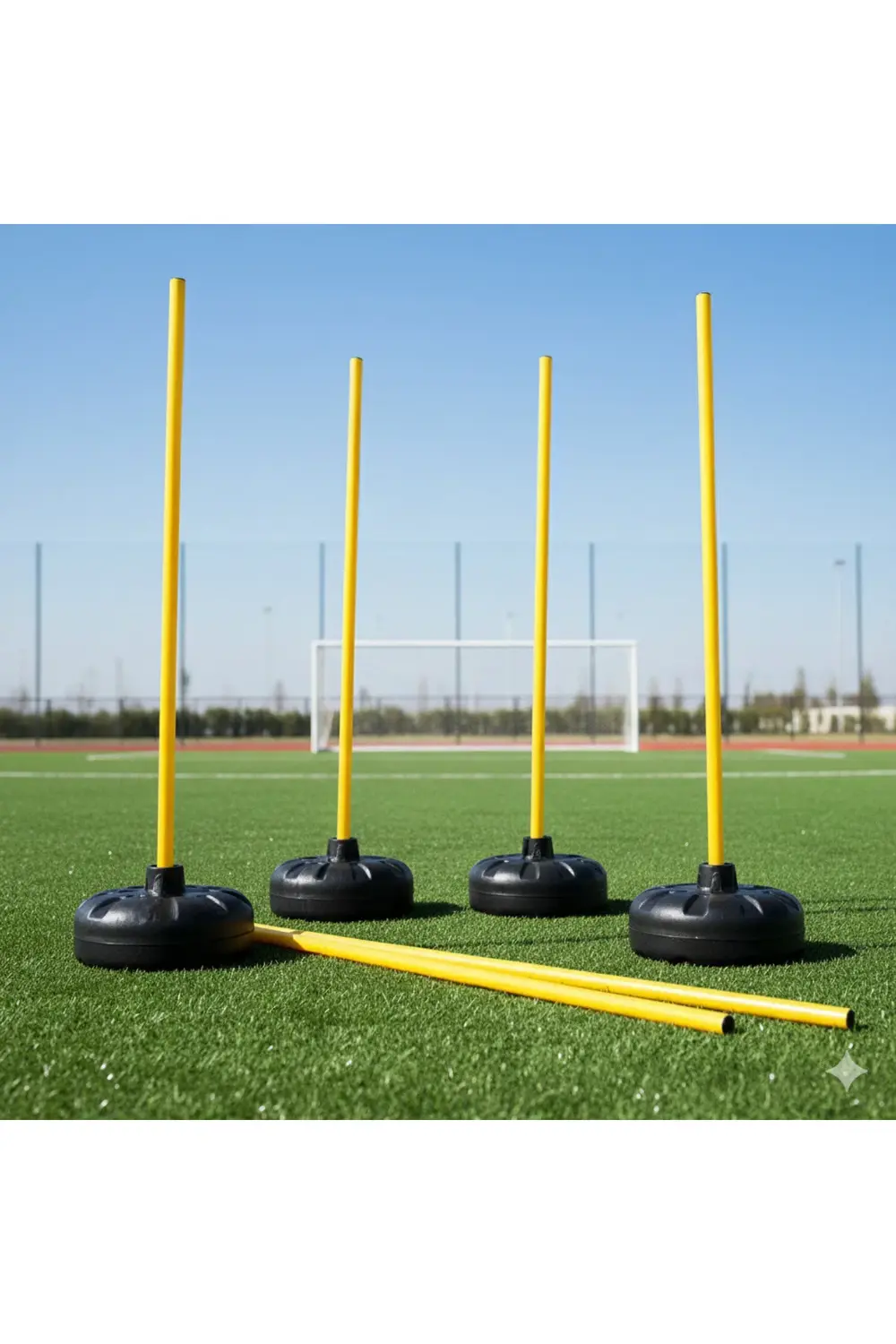 Slalom Çubuk Seti - Spor - Antrenman - Hazırlık - Esneklik - Alty