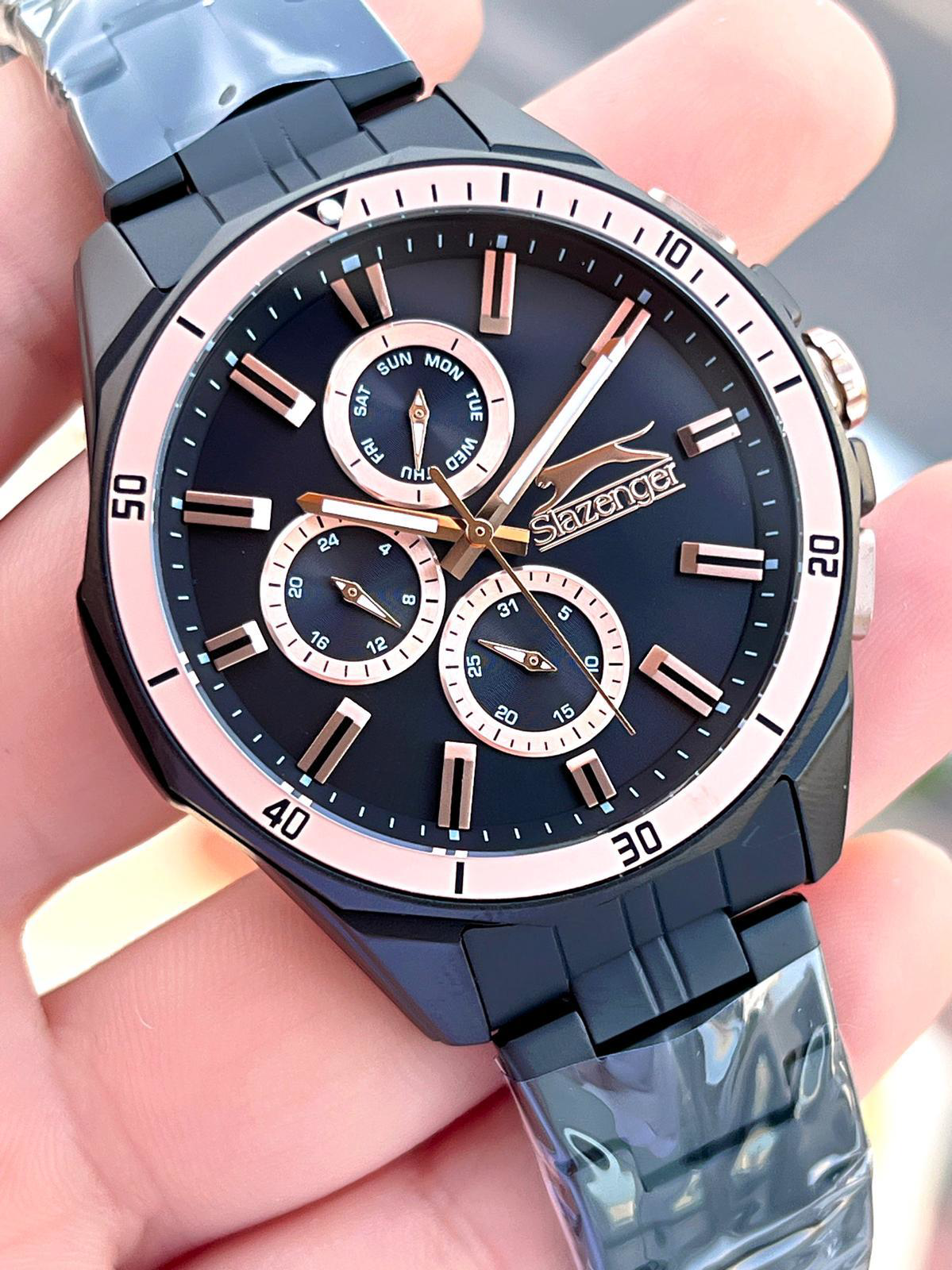 Slazenger Çelik Kordon İç Fonksiyonları Aktif 5 Atm Suya Dayanıkl Slazenger Çelik Kordon İç Fonksiyonları Aktif 5 Atm Suya Dayanıkl